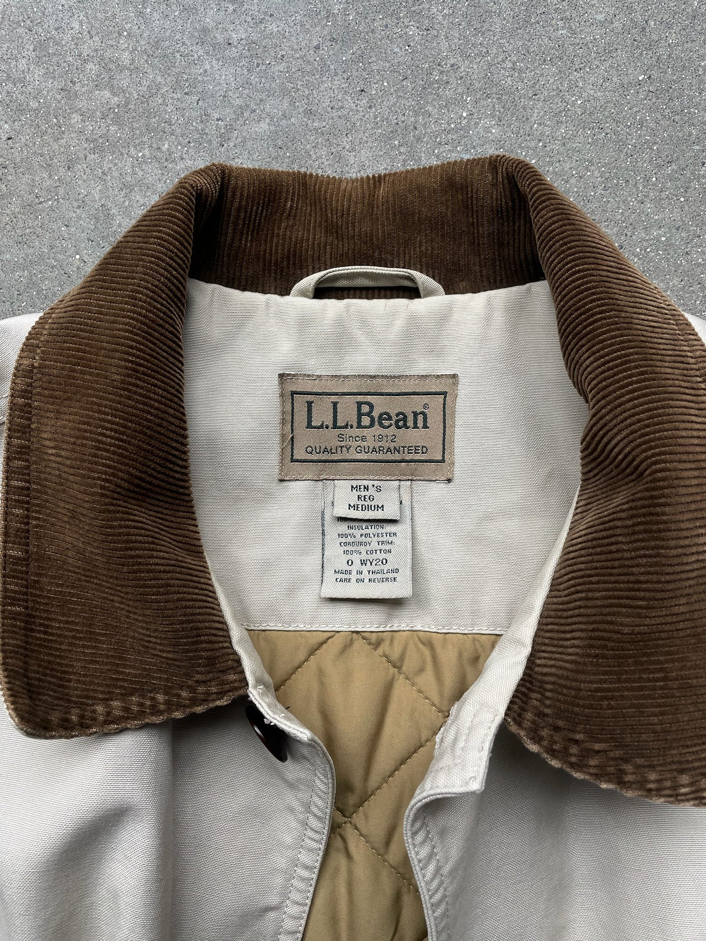 L.L.Bean Quilt Lined Barn Coat—[M]