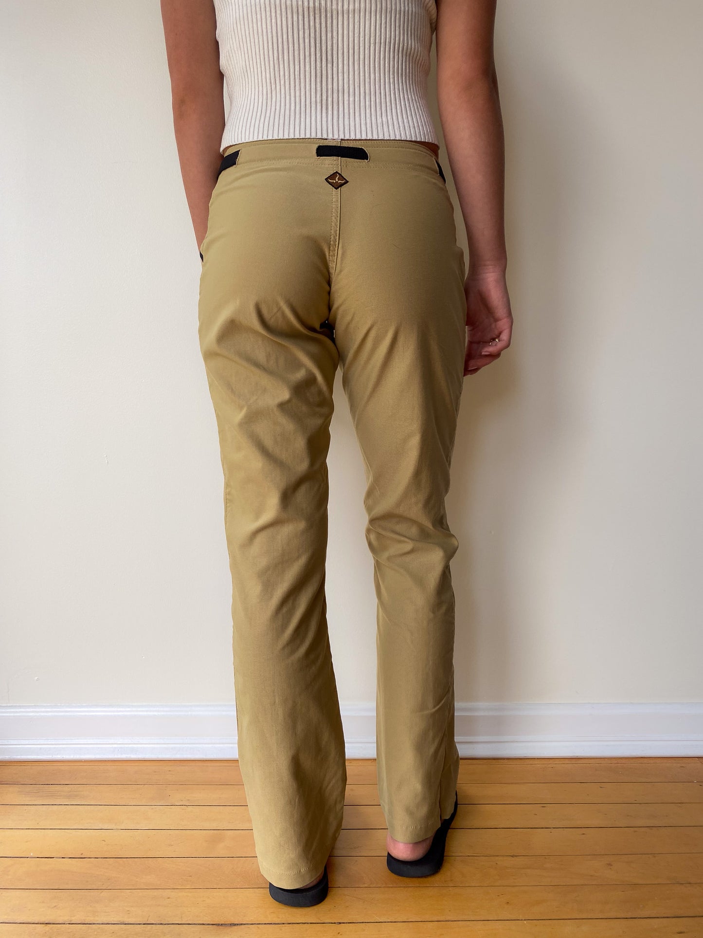 Khaki Belted Prana Pants—[XS]