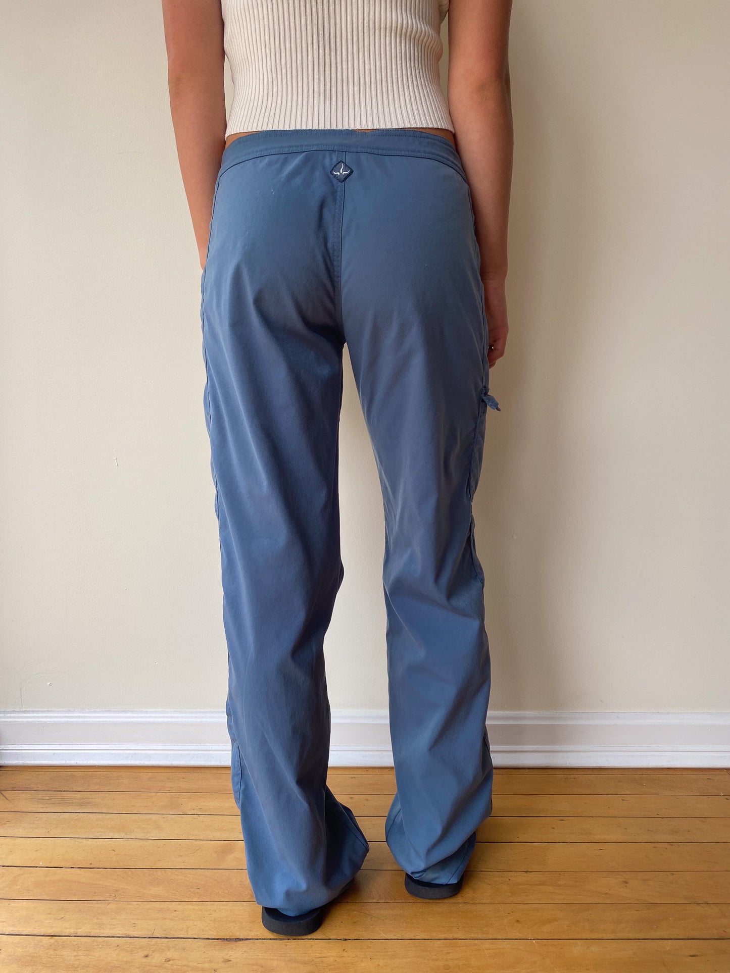 Blue Belted Prana Pants—[S]