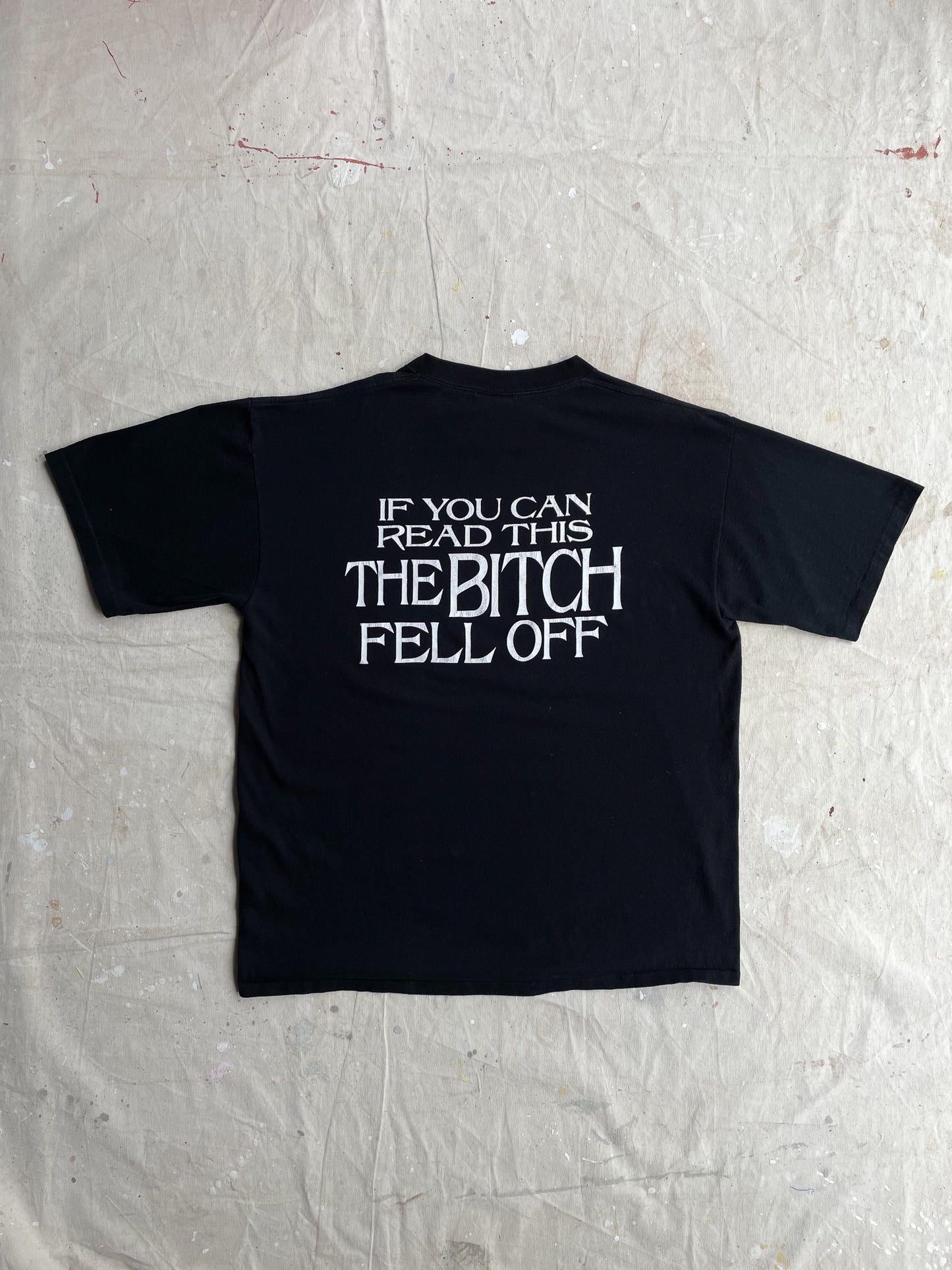 Bitch Fell Off Motorcycle T-Shirt—[XL]