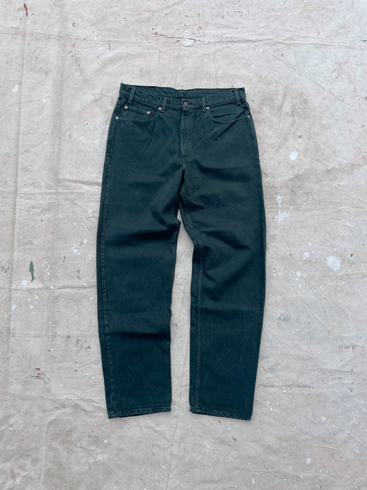 90's Levi's 550 Forest Green Jeans—[38x34]