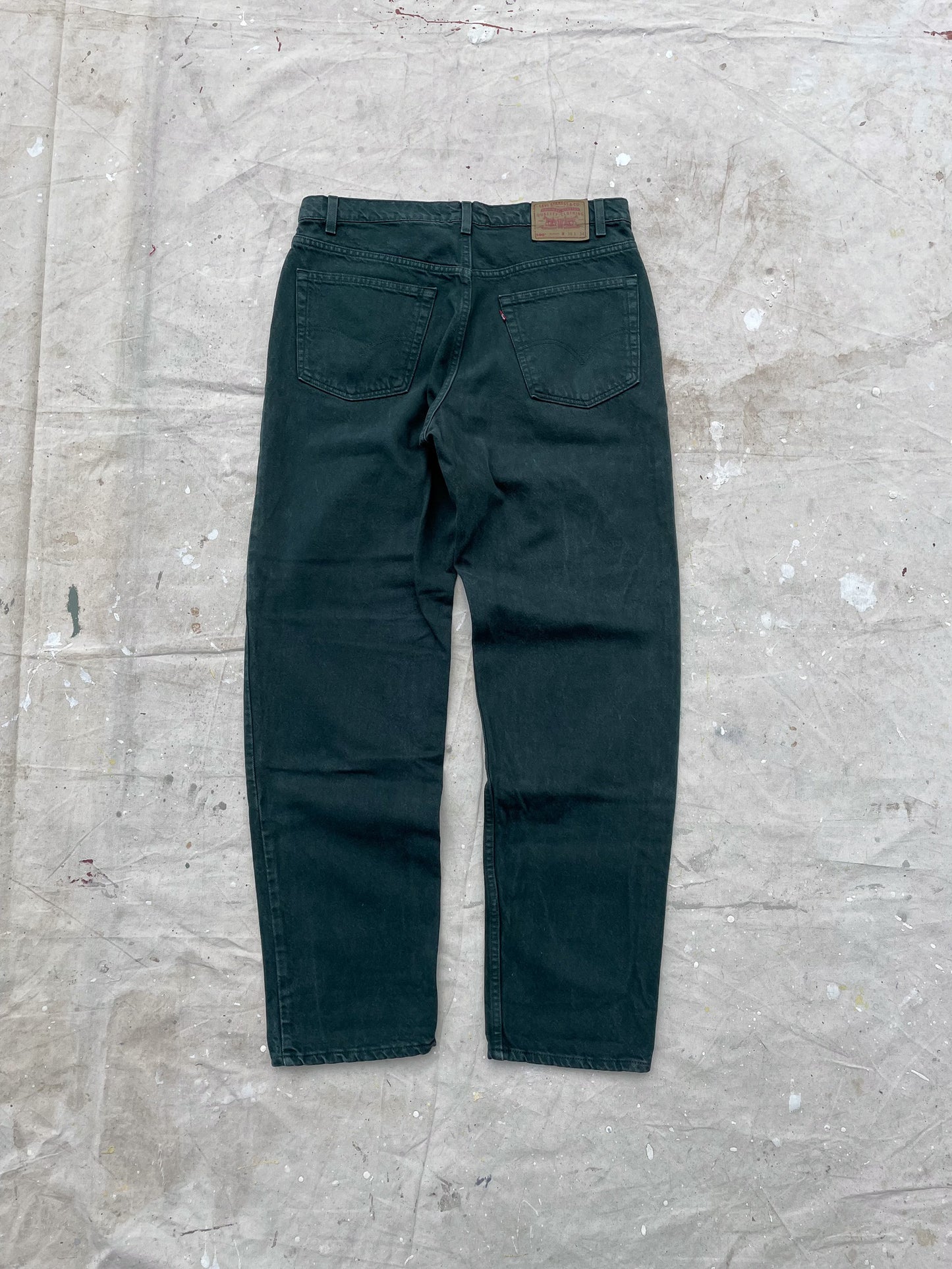 90's Levi's 550 Forest Green Jeans—[38x34]