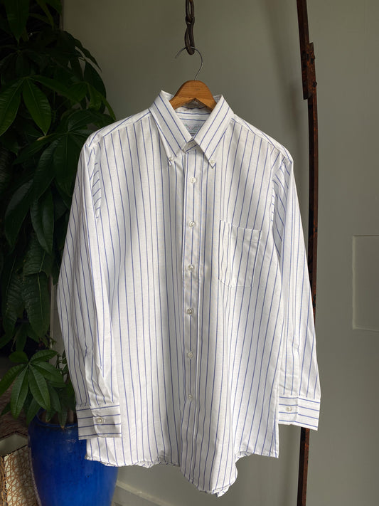 Vintage Bancroft Striped Button Down Shirt—[M/L]