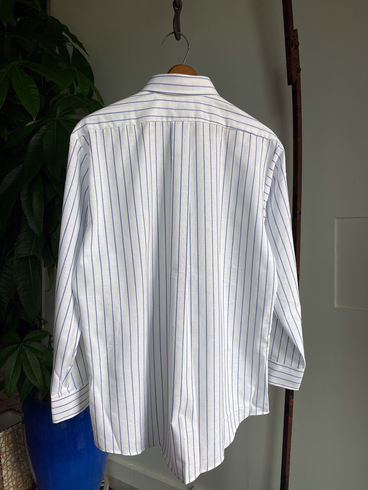 Vintage Bancroft Striped Button Down Shirt—[M/L]