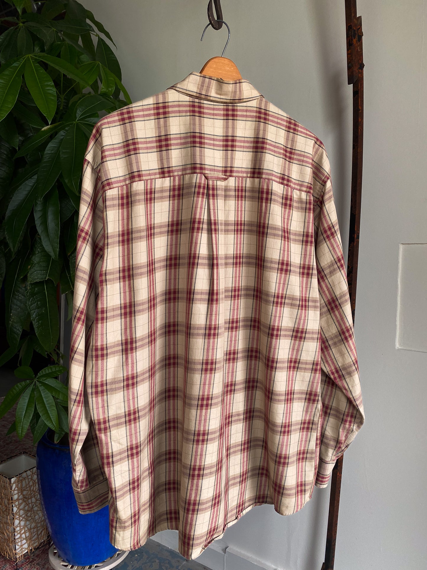 Pendleton Plaid Button-Down Shirt—[XL]