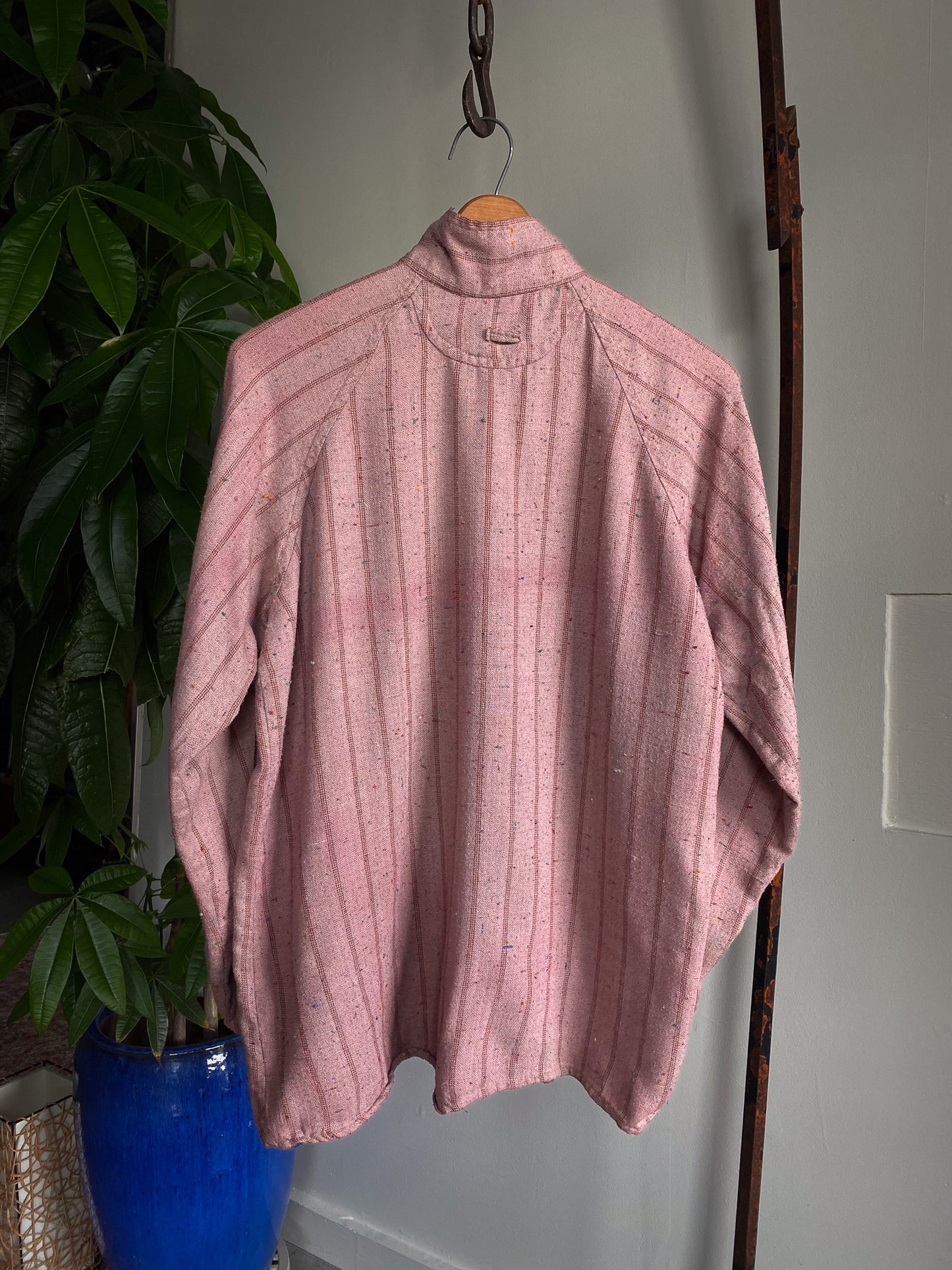 Vintage Banded Slub Tweed Shirt—[M]