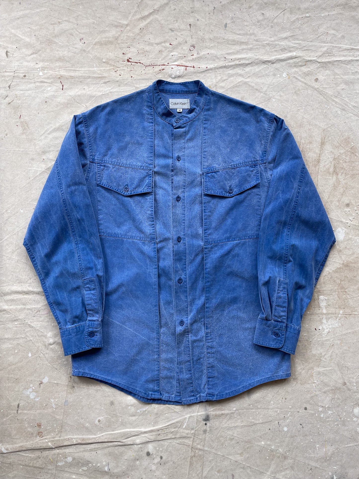 Calvin Klein Chambray Button Up Shirt—[M]