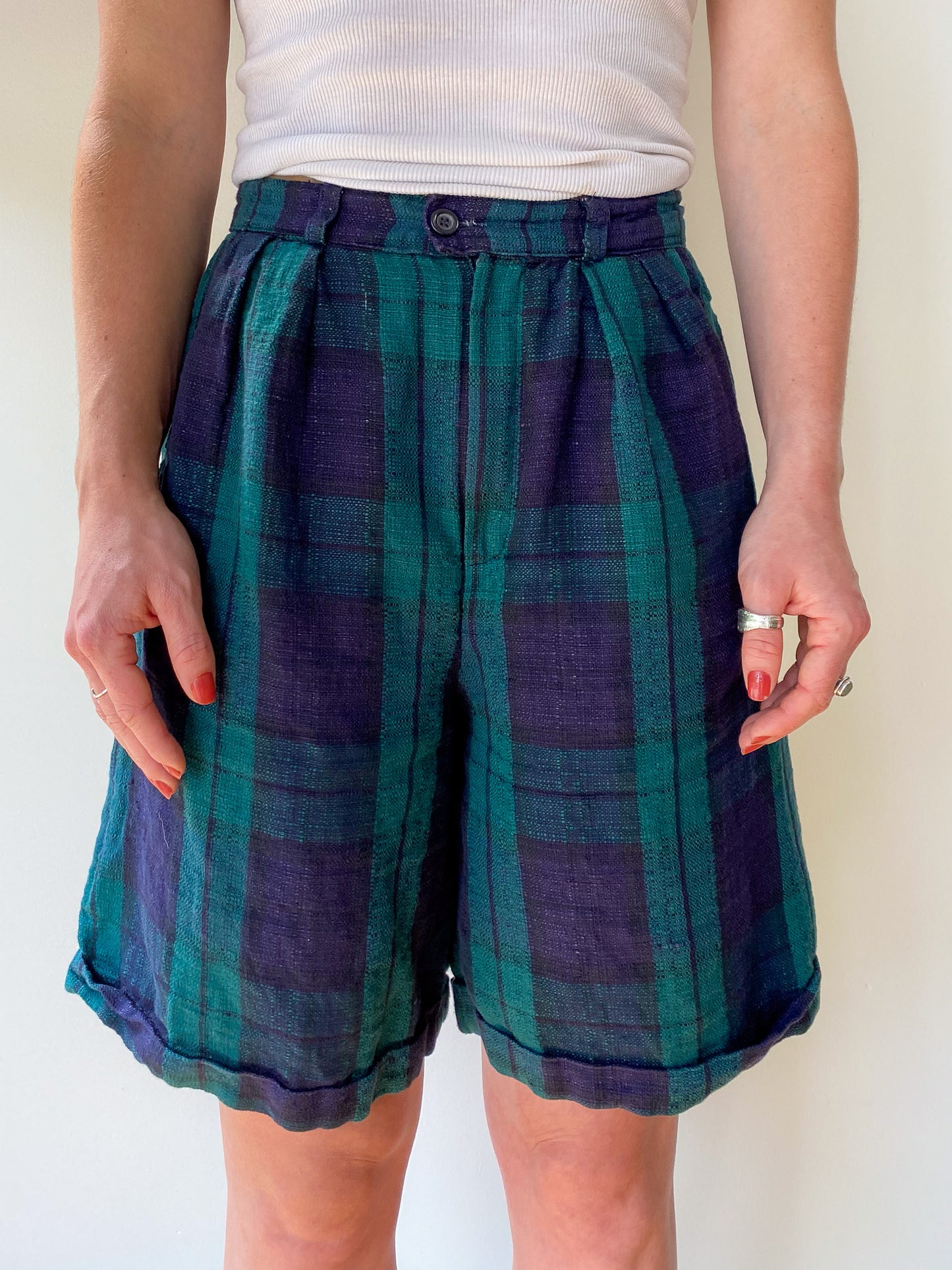 Black Watch Bermuda Shorts—[26]