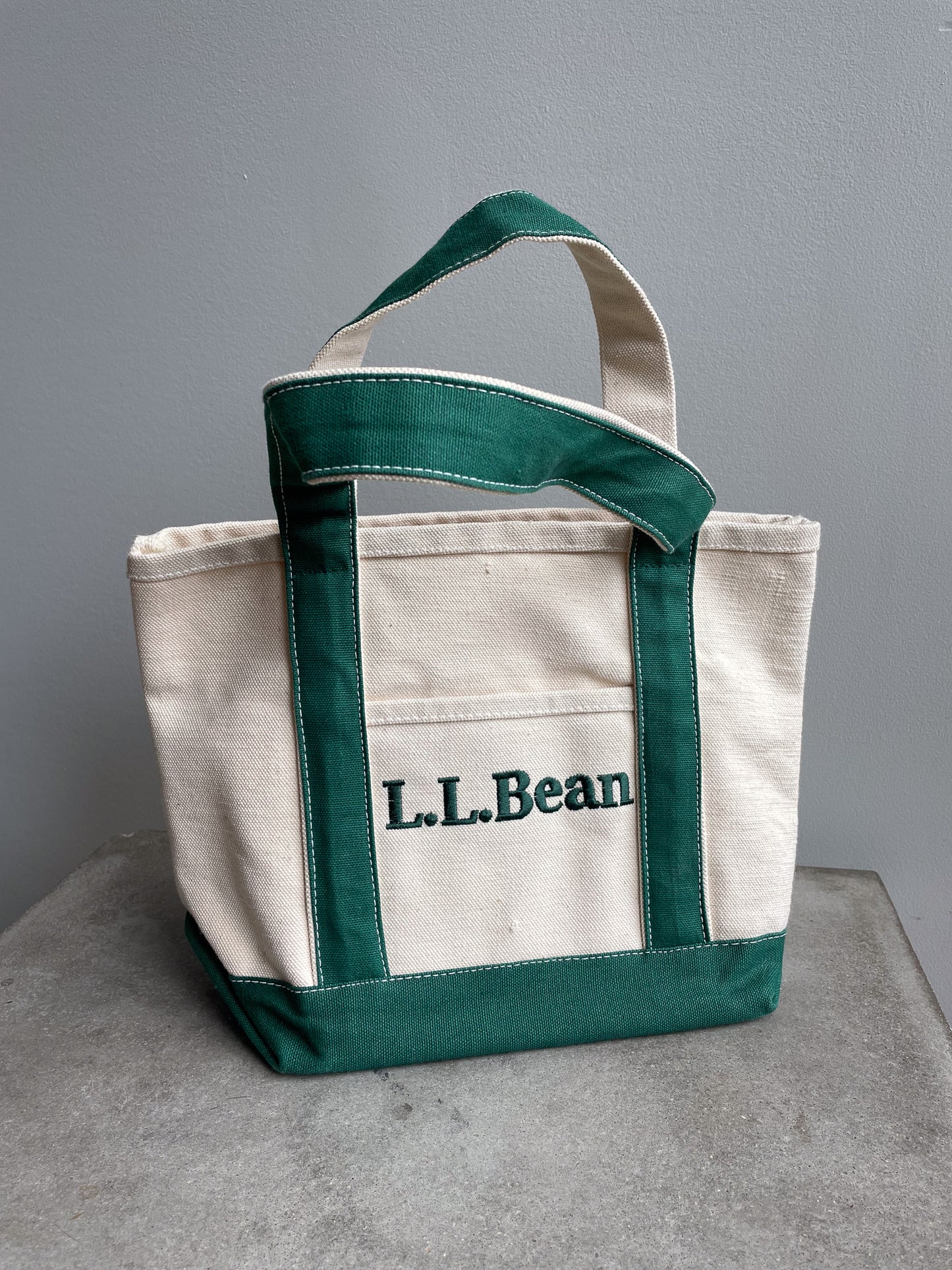Vintage LL Bean Boat and Tote Canvas Bag Made in Usa 
