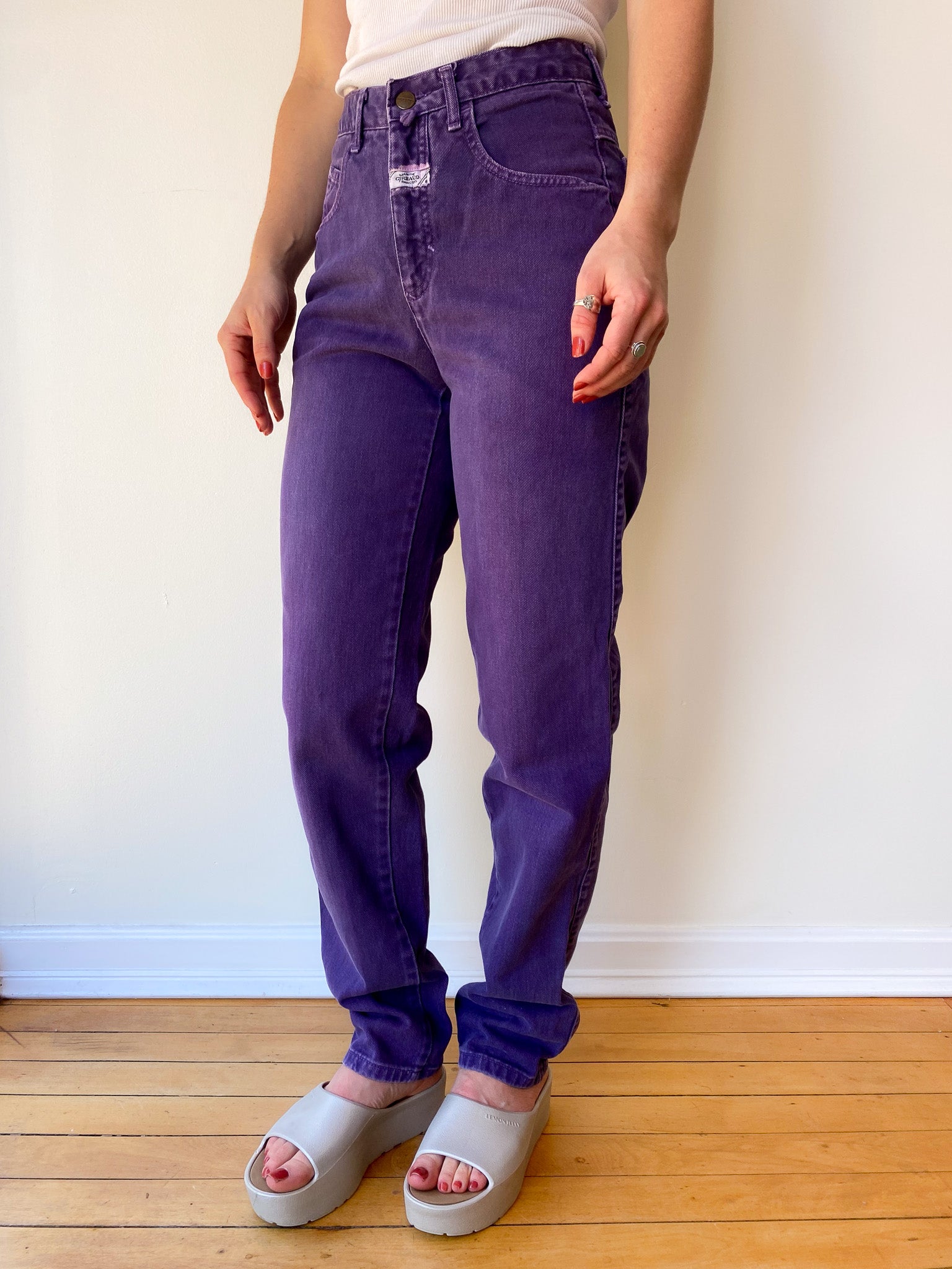 MARITHÉ-FRANÇOIS-GIRBAUD PURPLE JEANS—[26X31] – mahshu