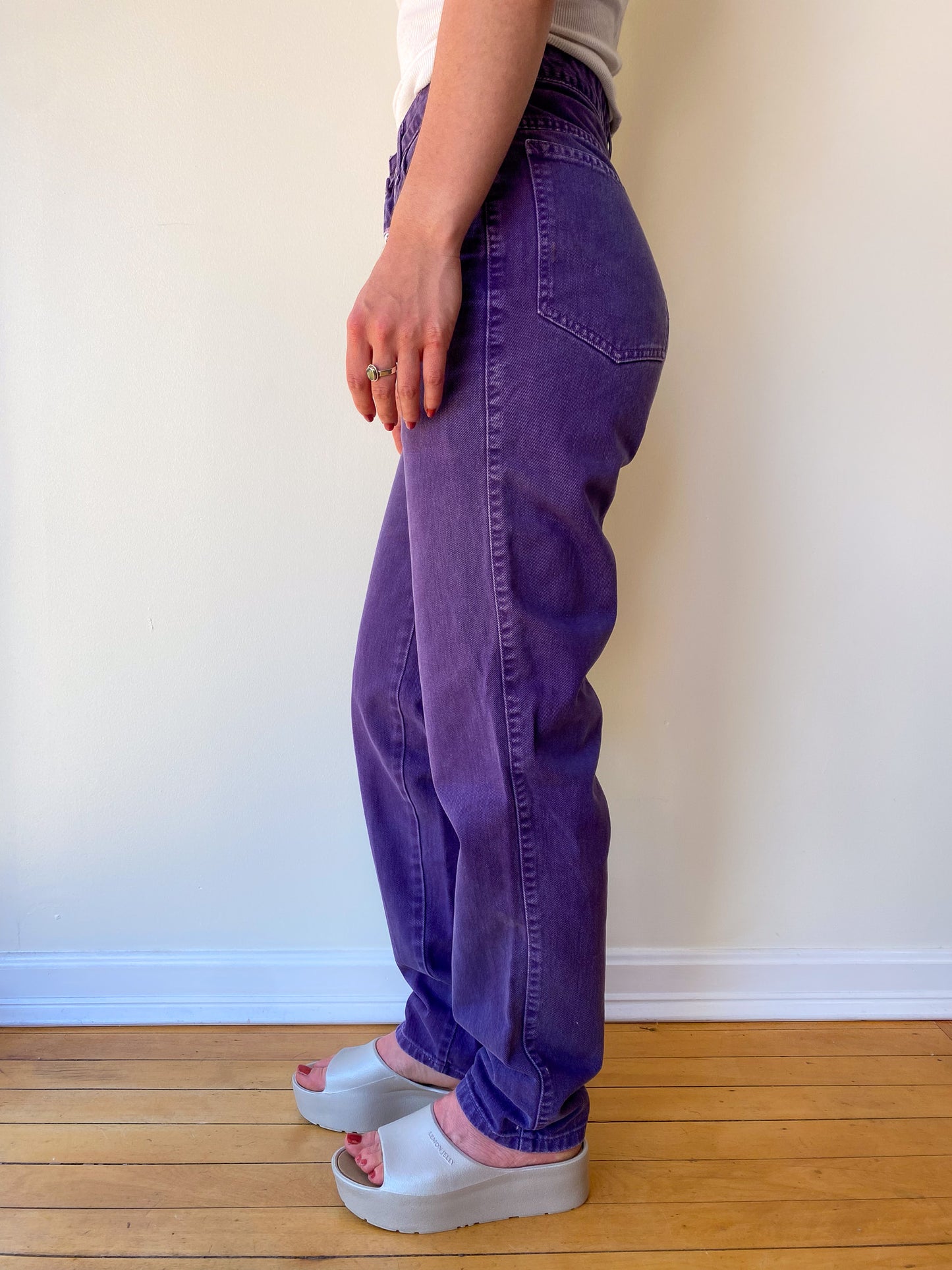 Marithé-François-Girbaud Purple Jeans—[26X31]