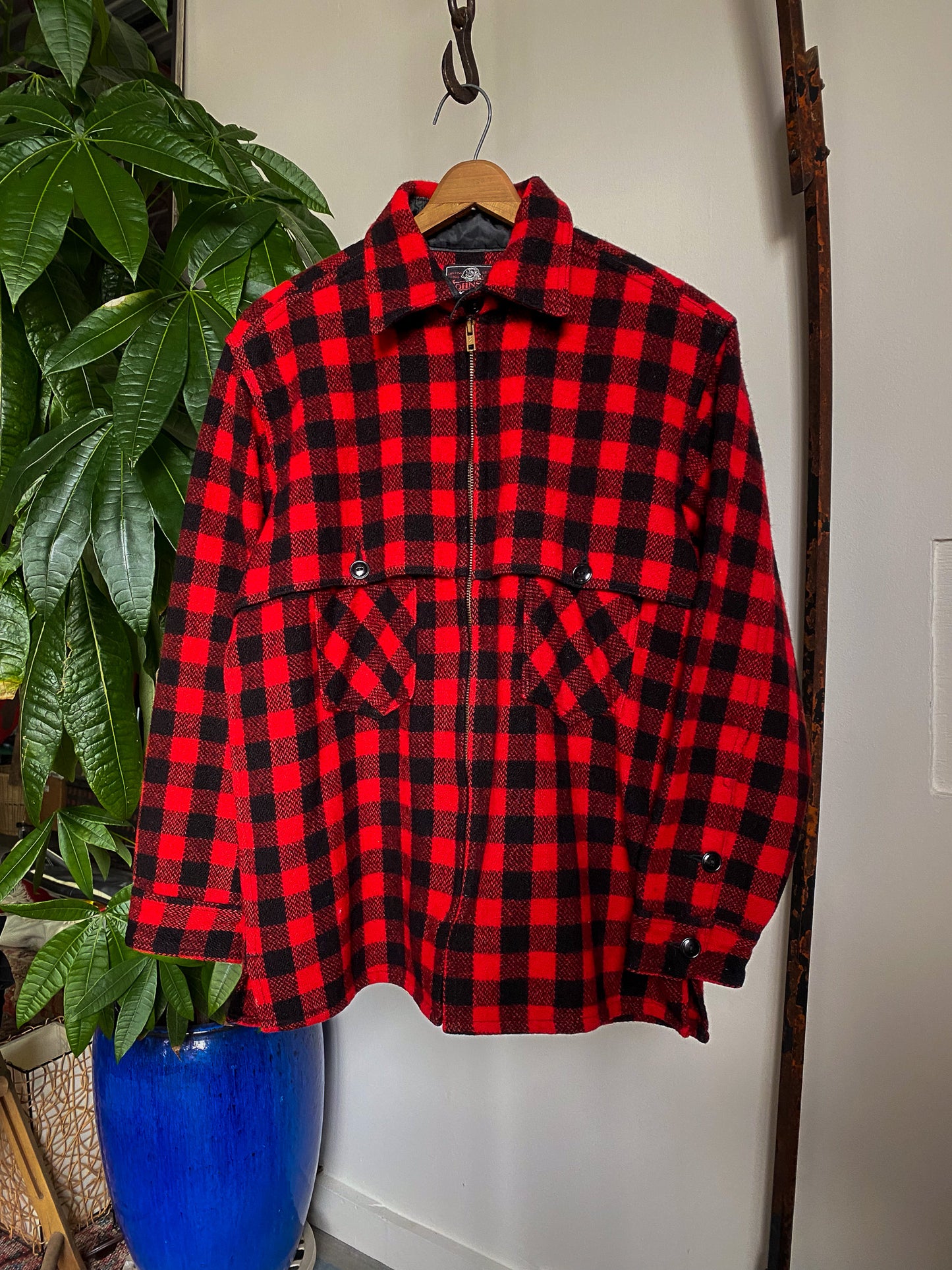 Johnson Woolen Mills Buffalo Plaid Jacket—[M]