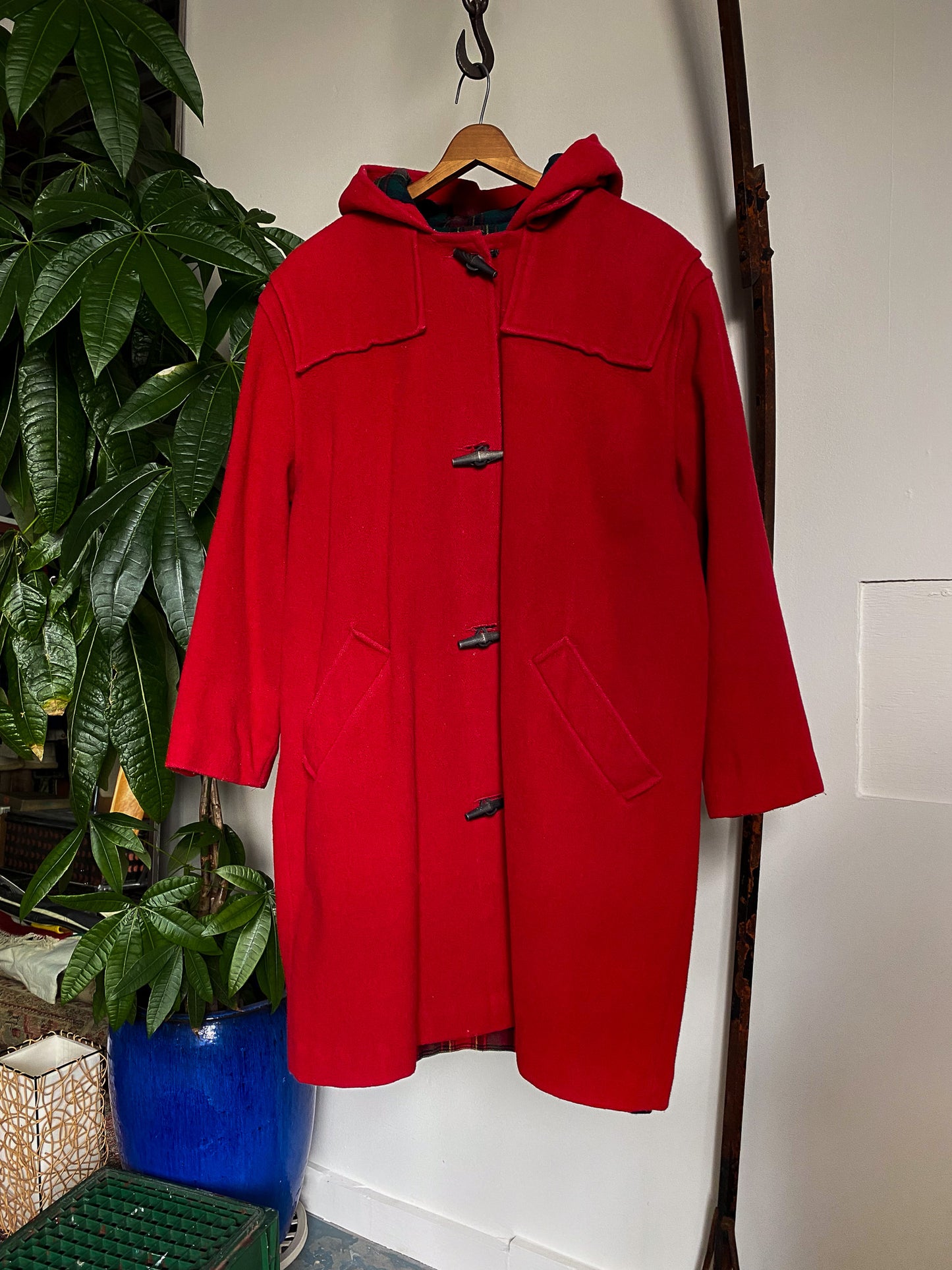 L.L.Bean Wool Toggle Coat—[L]