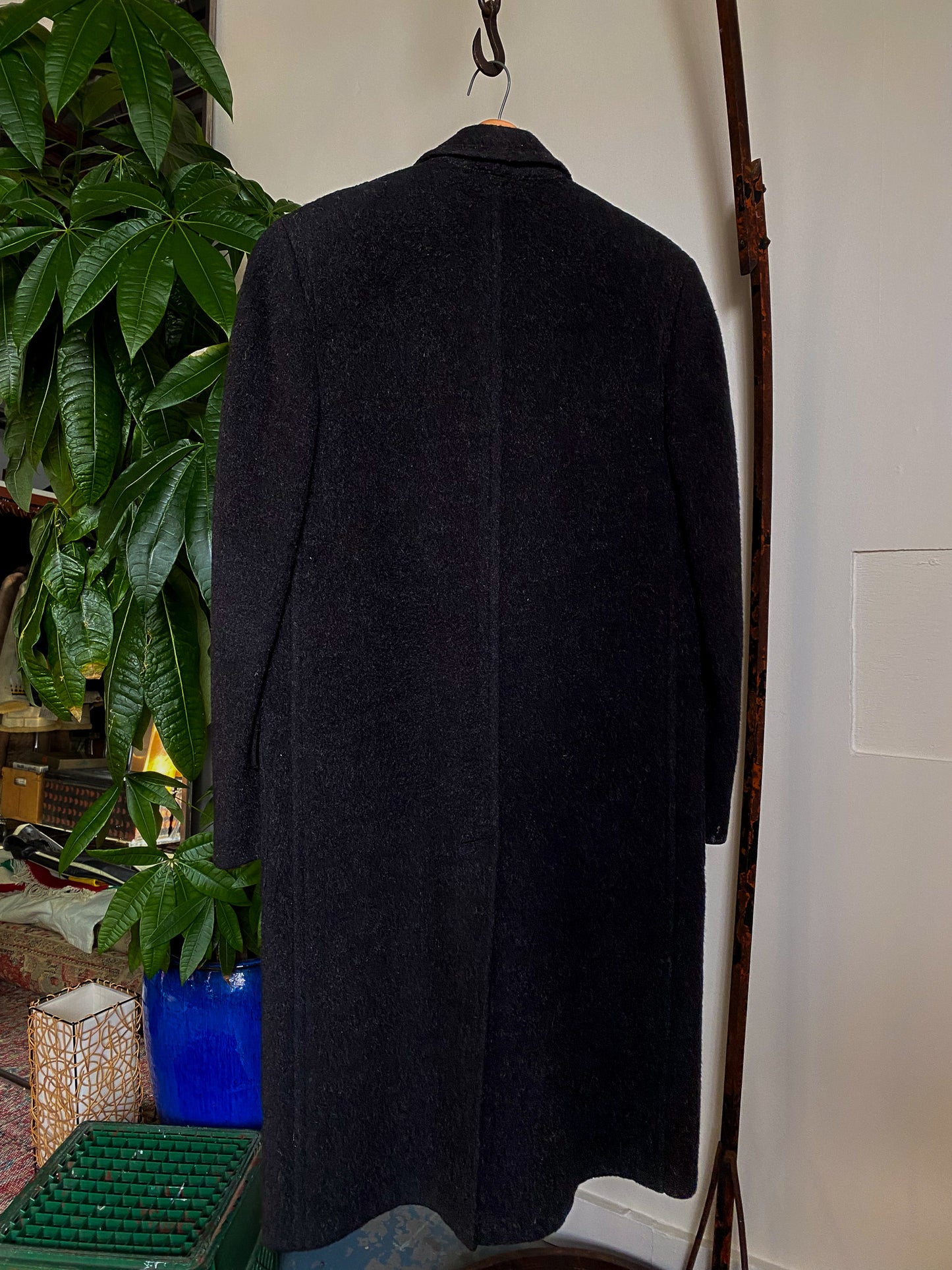 Alpaca Wool Overcoat—[XL]