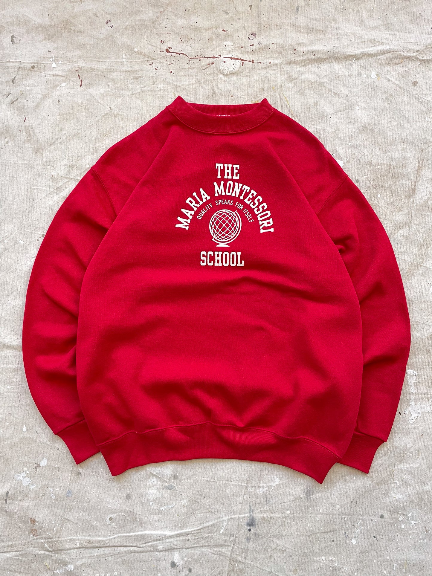 The Maria Montessori School Crewneck—[L]