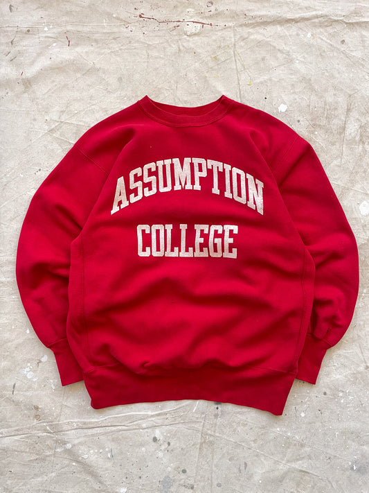 Assumption College Champion Reverse Weave Crewneck—[XL]