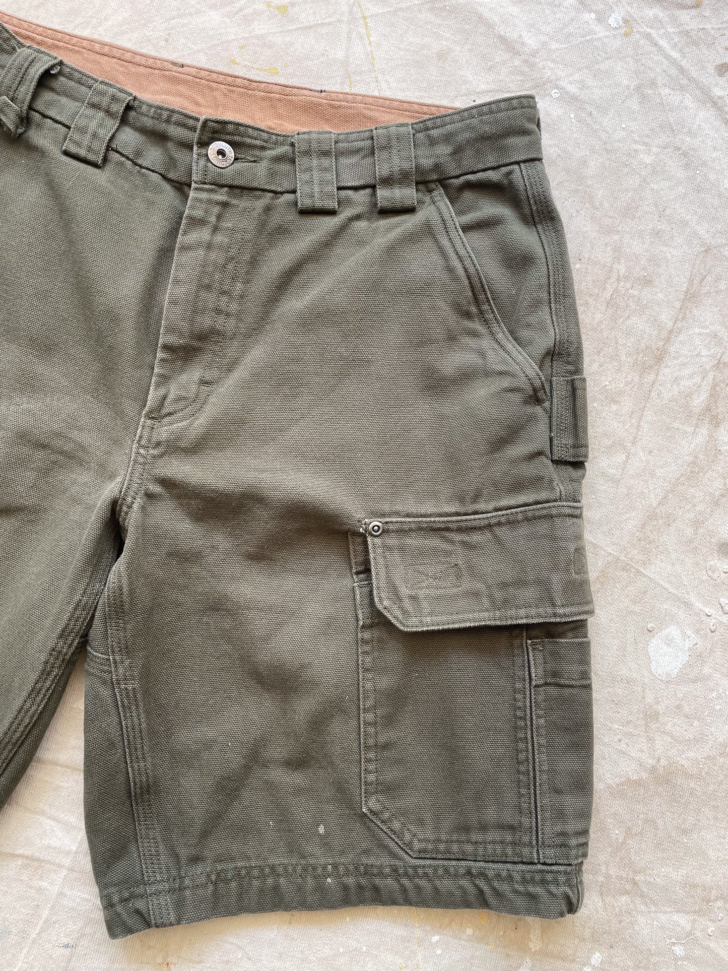 Heavyweight Workwear Cargo Shorts—[34]