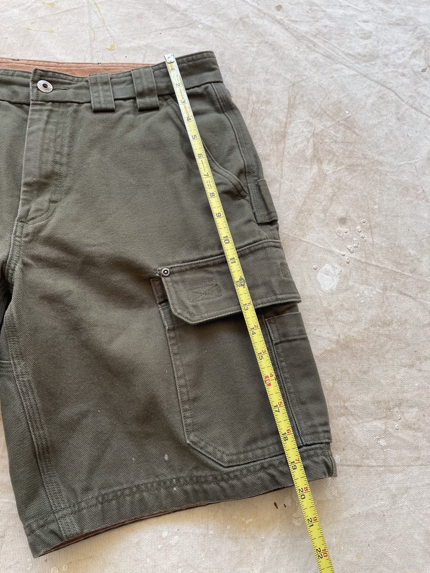 Heavyweight Workwear Cargo Shorts—[34]