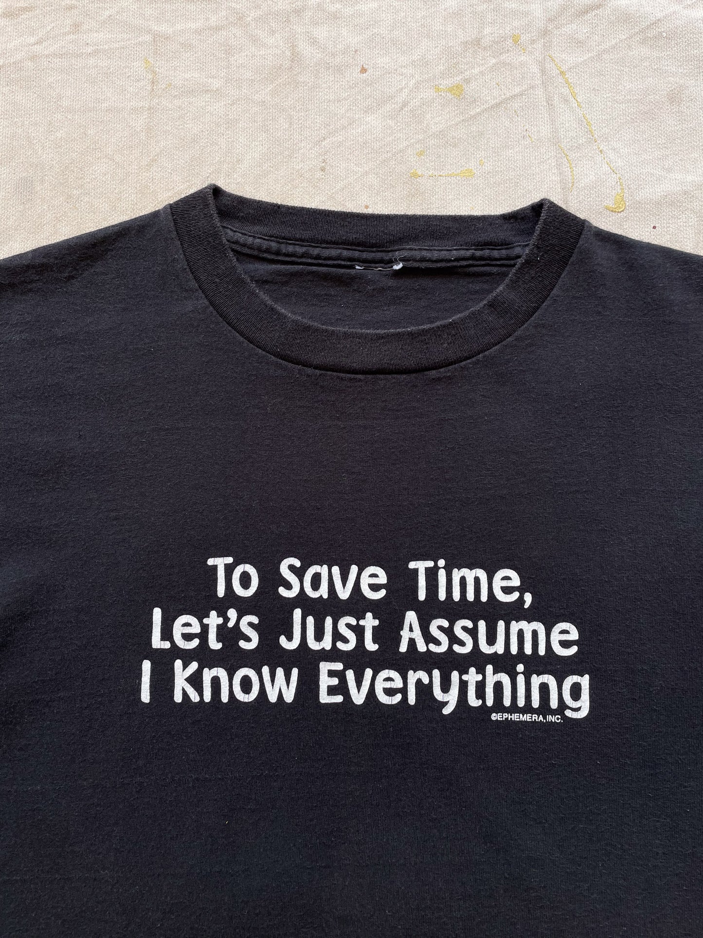 "I Know Everything" T-Shirt—[M]