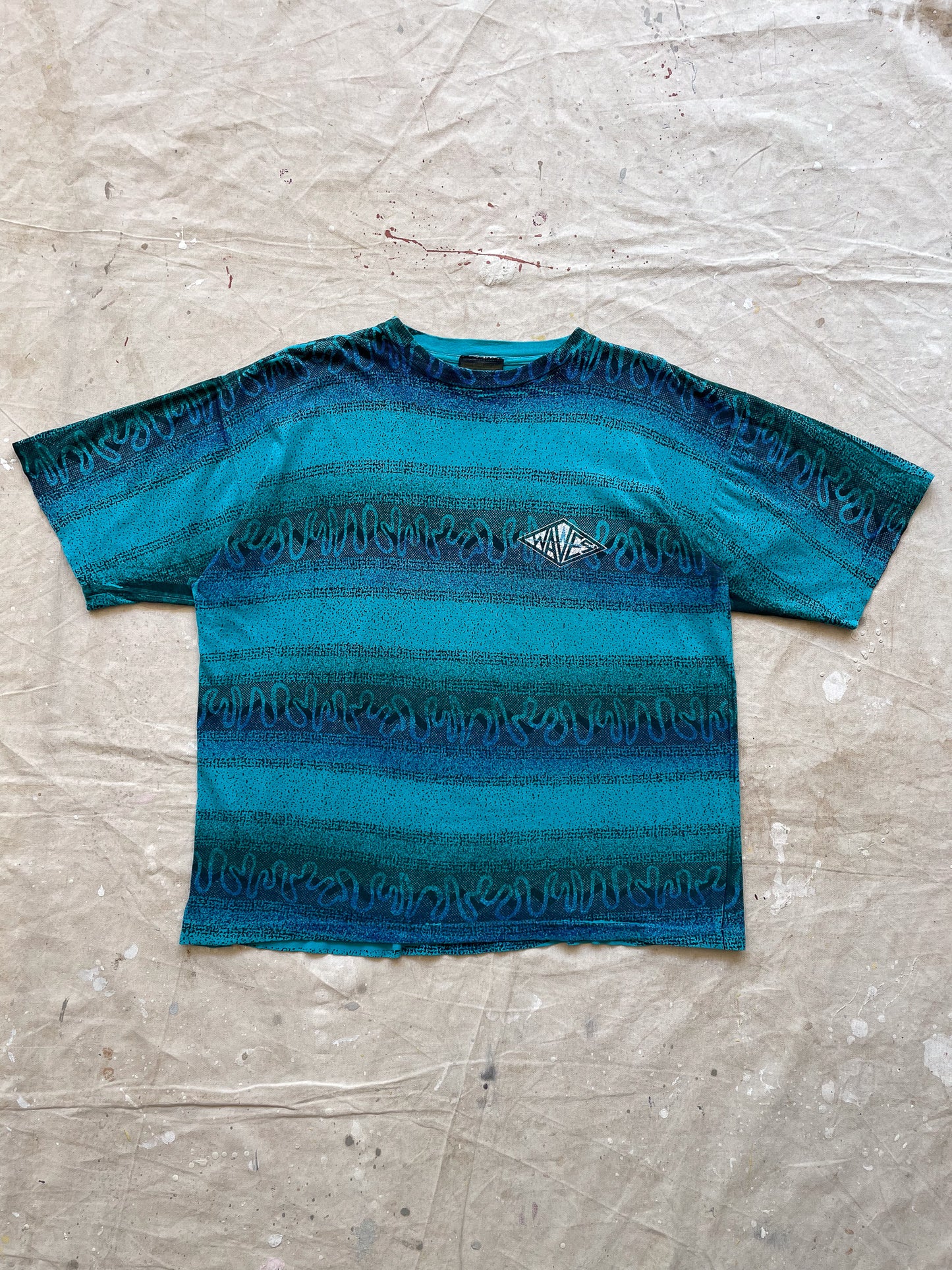 SURF ODYSSEY ALL OVER PRINT BOXY T-SHIRT—[L]