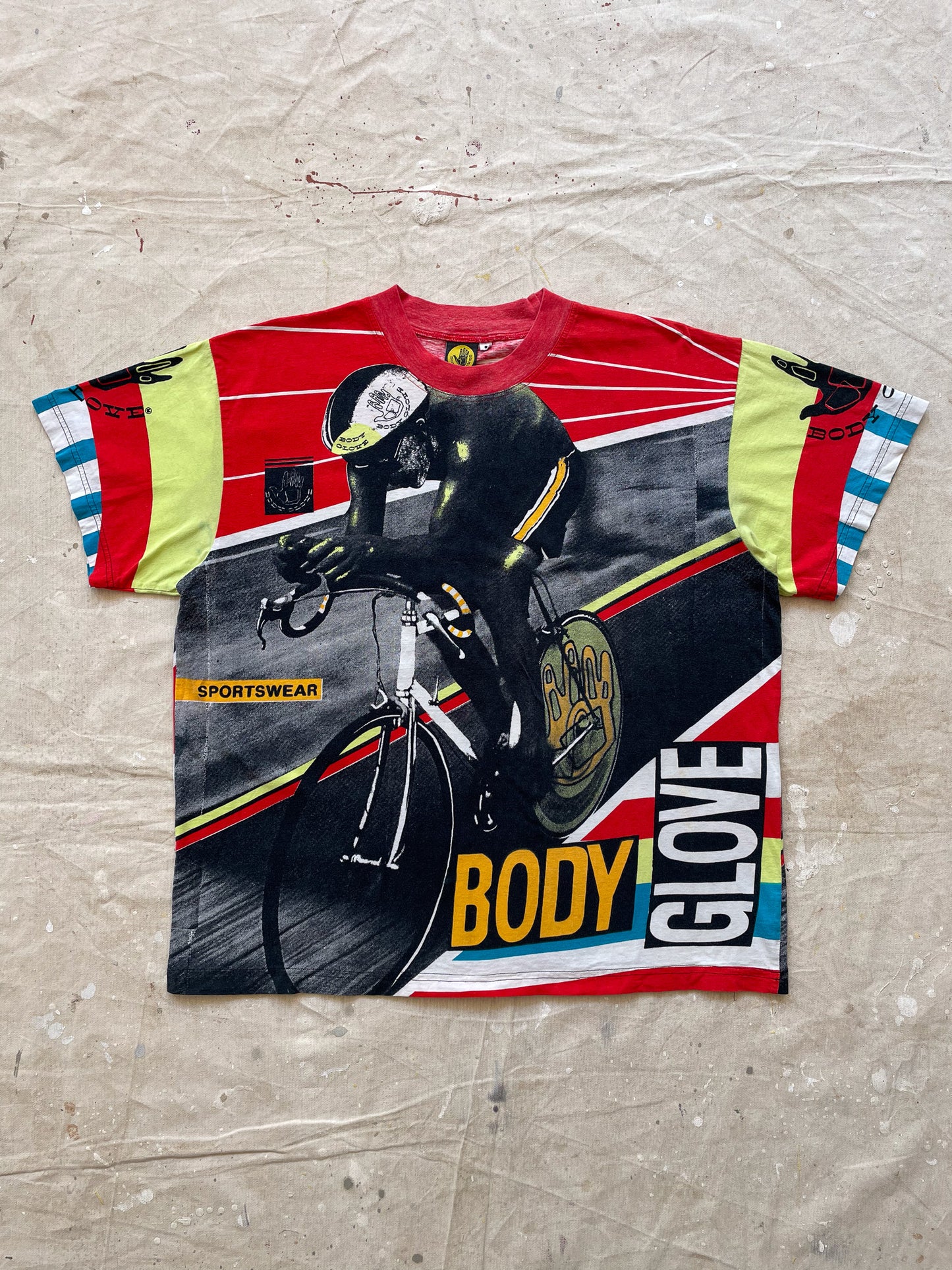 Body Glove All Over Print Cycling T-Shirt—[L]