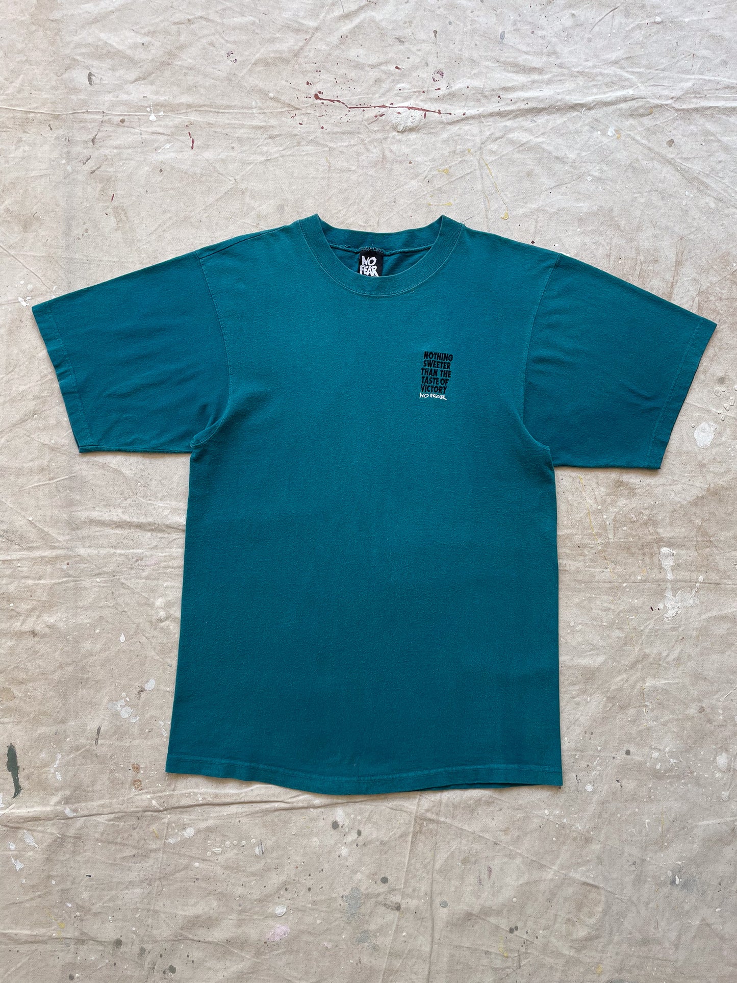 NO FEAR EMBROIDERED T-SHIRT—[M]