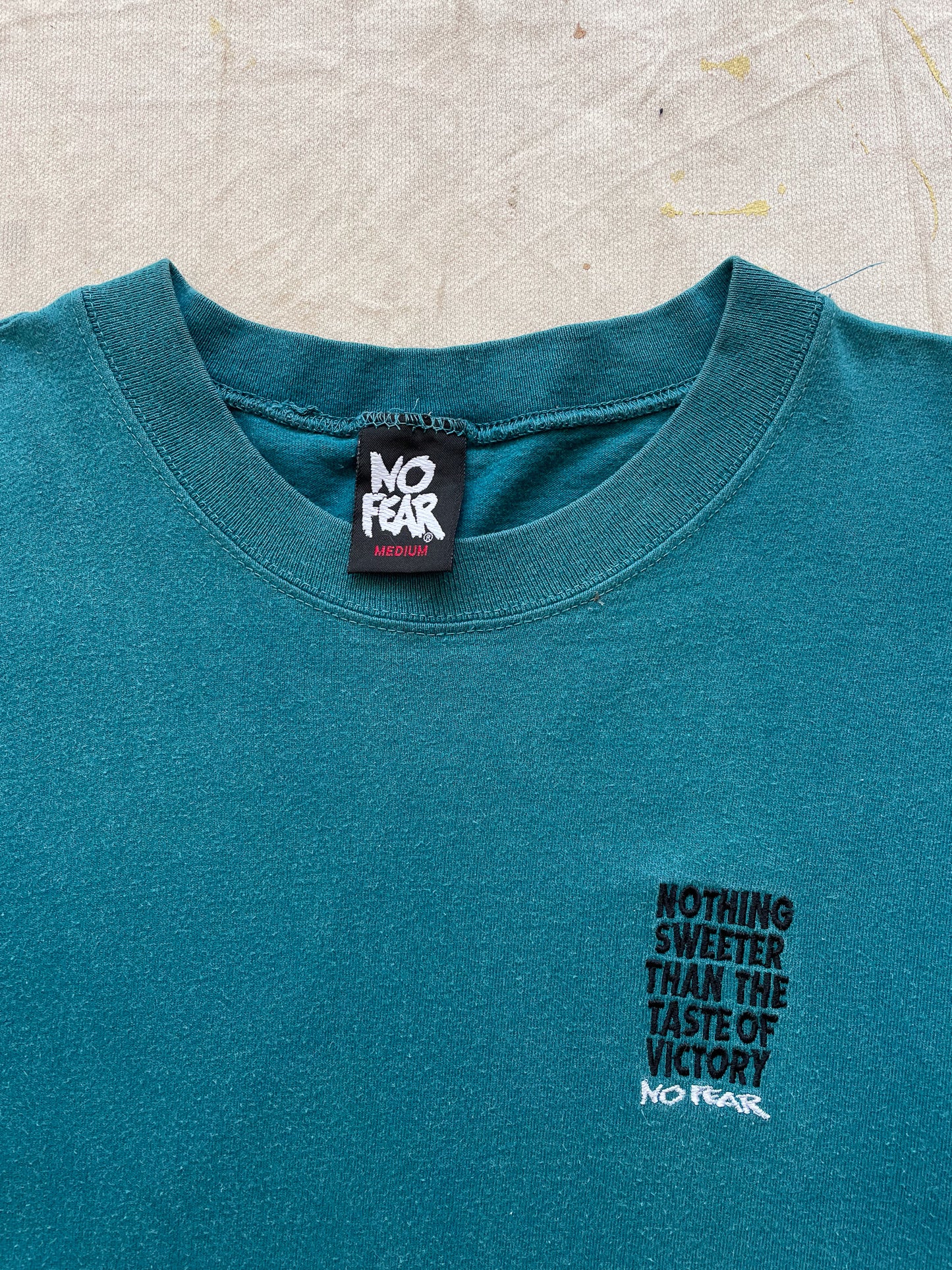 NO FEAR EMBROIDERED T-SHIRT—[M]