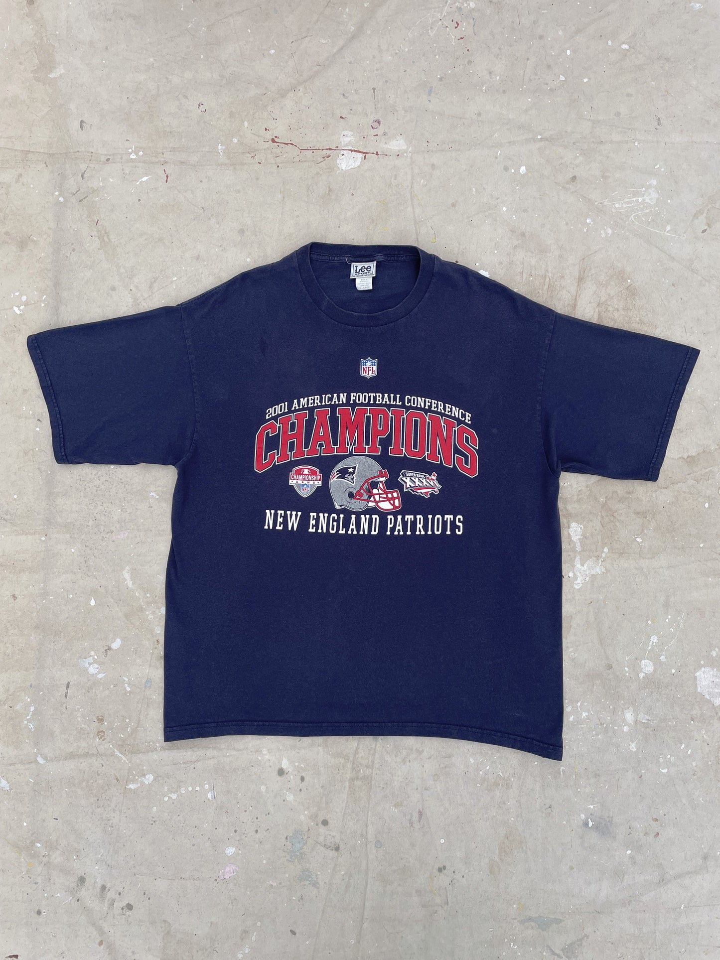 NEW ENGLAND PATRIOTS T-SHIRT [XL]