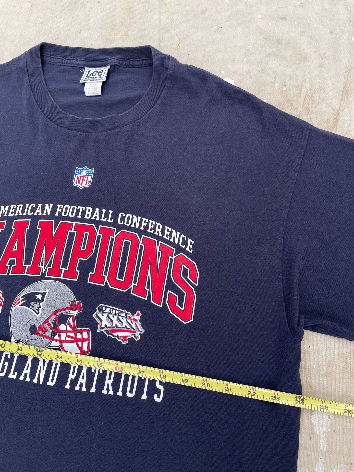 NEW ENGLAND PATRIOTS T-SHIRT [XL]