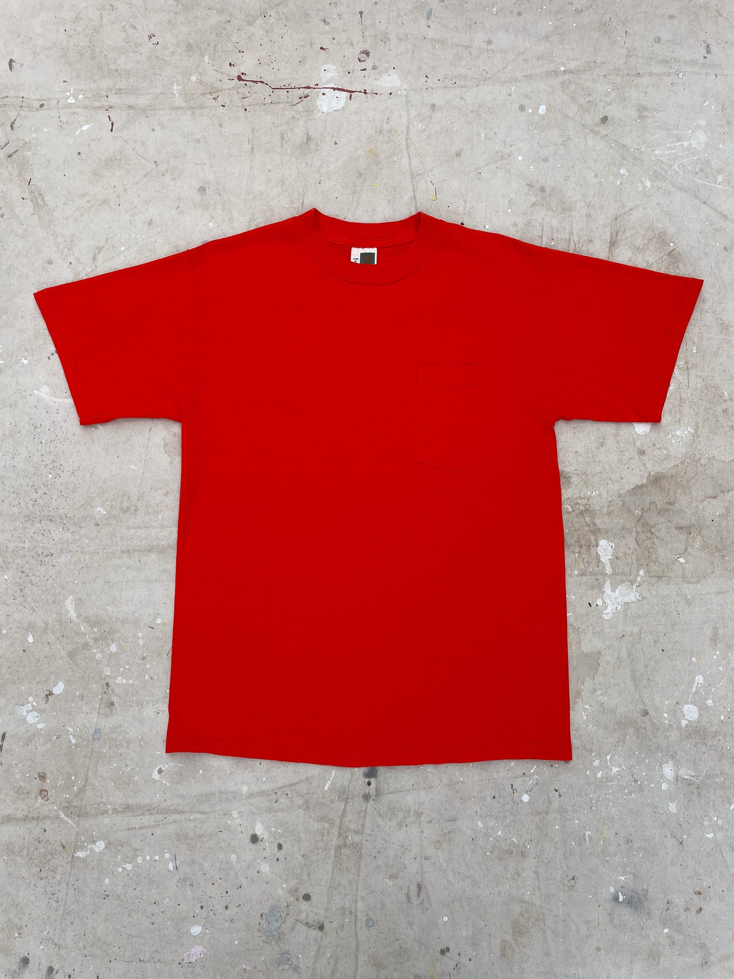 Hi-Vis Orange Pocket T-Shirt—[M]