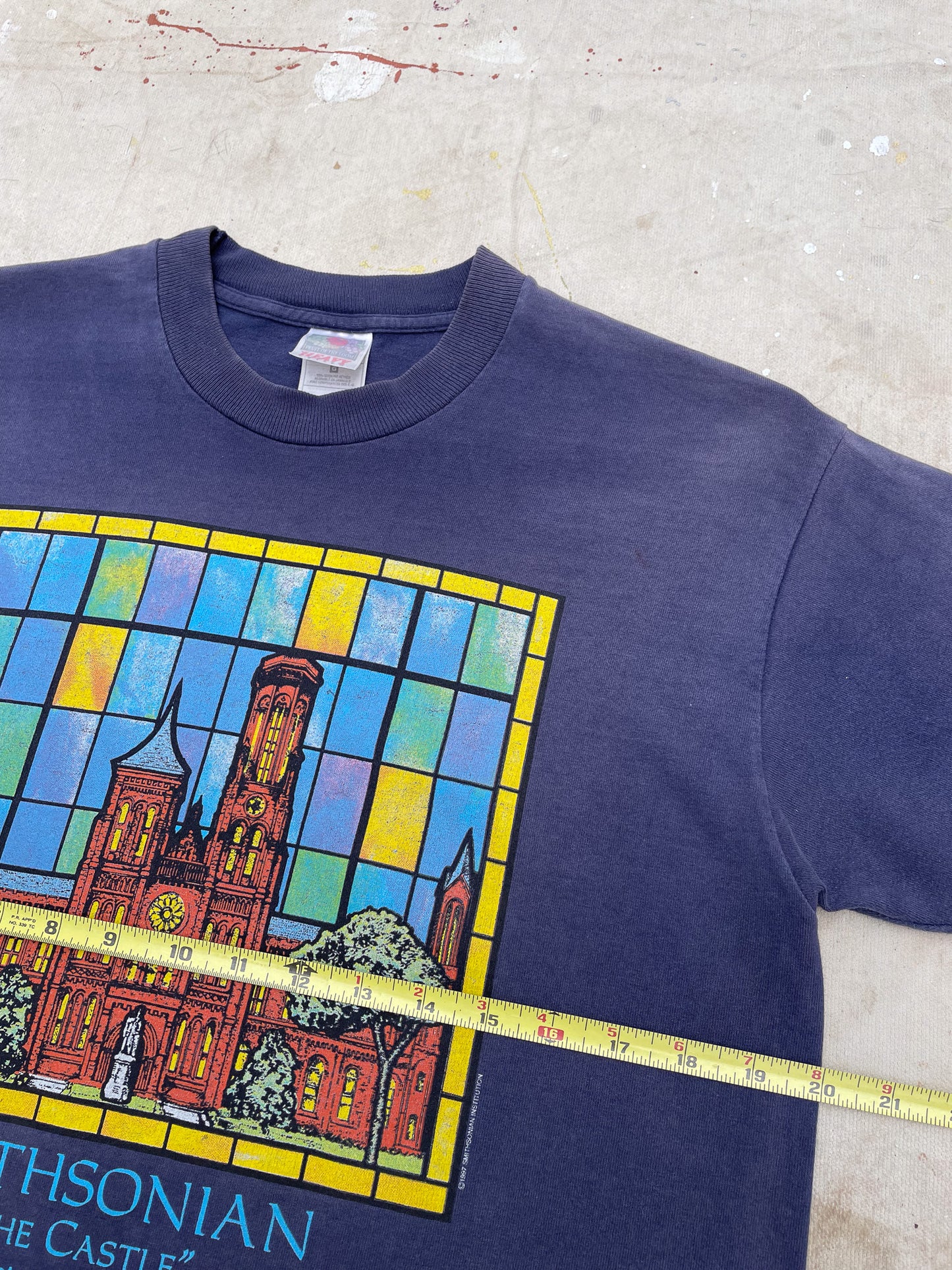 Faded Smithsonian "The Castle" T-Shirt—[L]