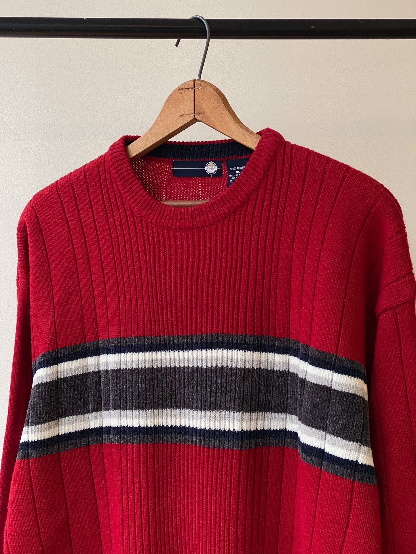Blanket Stripe Sweater—[L]