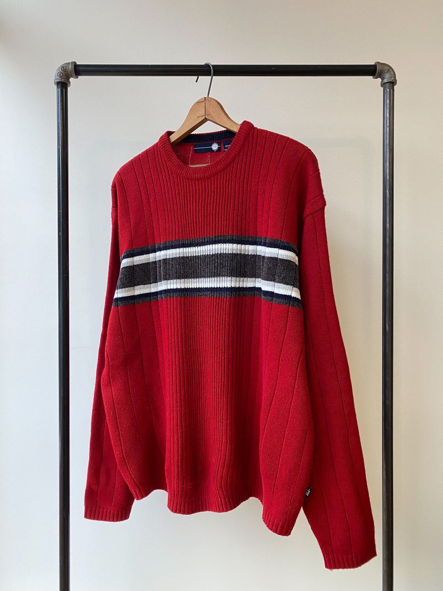 Blanket Stripe Sweater—[L]