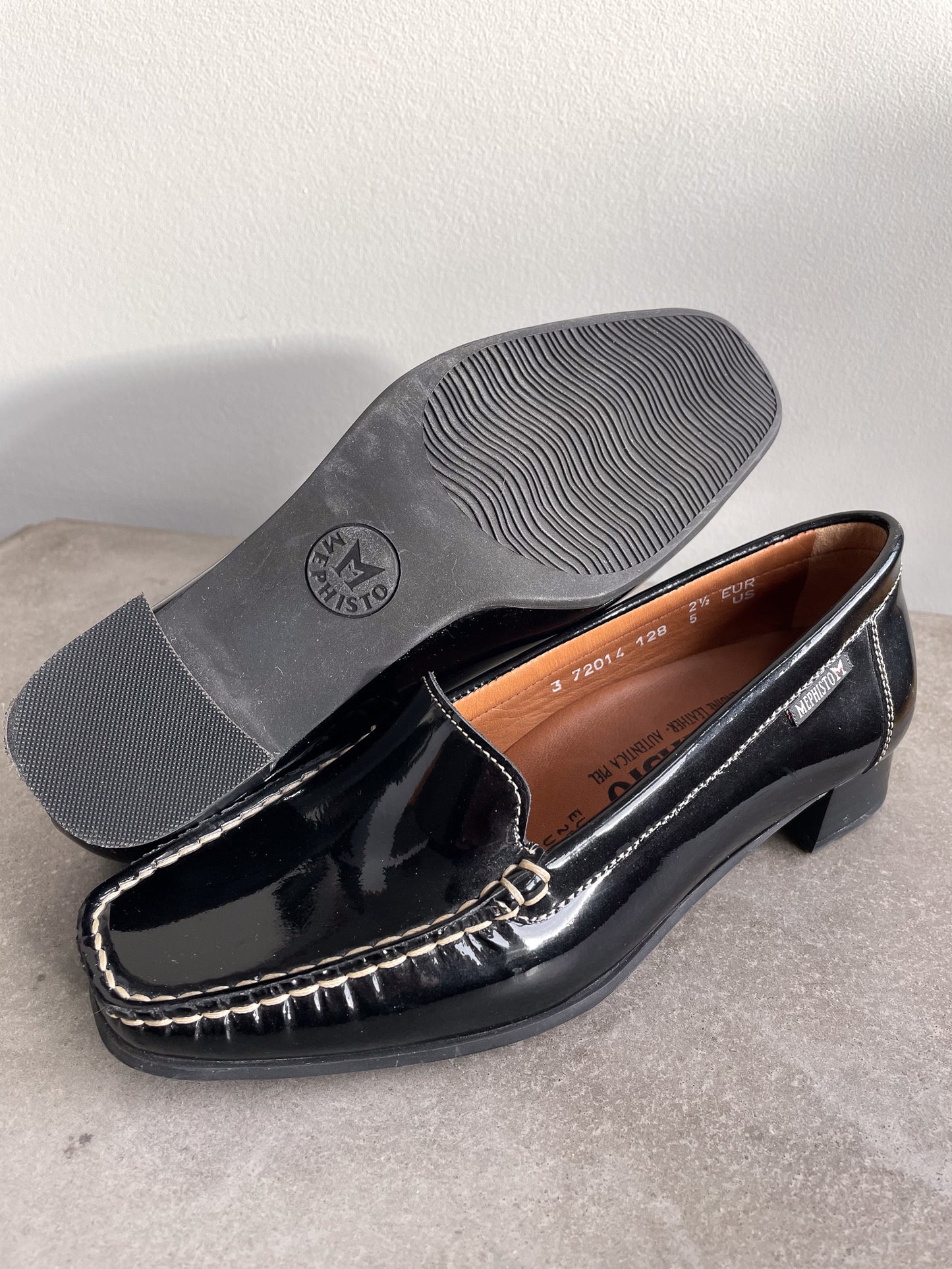Mephisto Patent Leather Loafers—[W5]