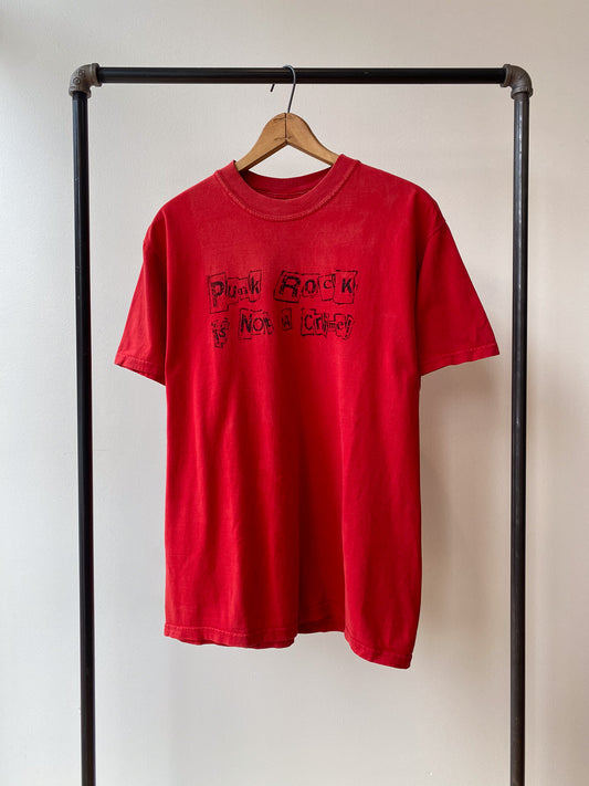 "Punk Rock Is Not a Crime" T-Shirt—[M]