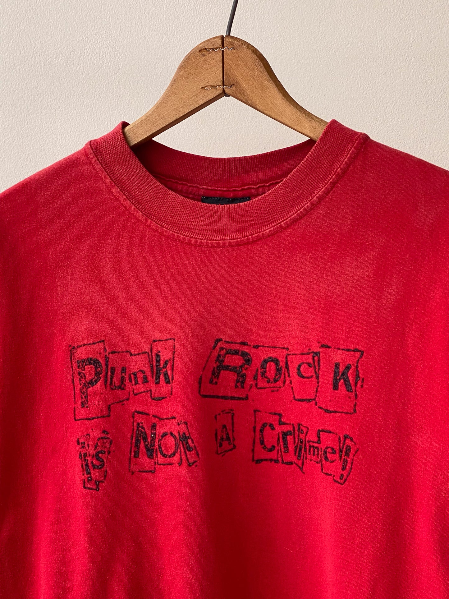 "Punk Rock Is Not a Crime" T-Shirt—[M]