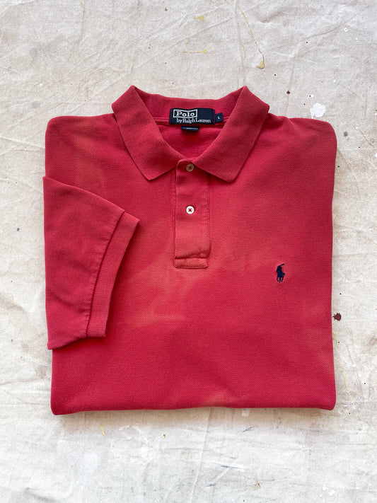 Bleached Ralph Lauren Polo Shirt—[L]