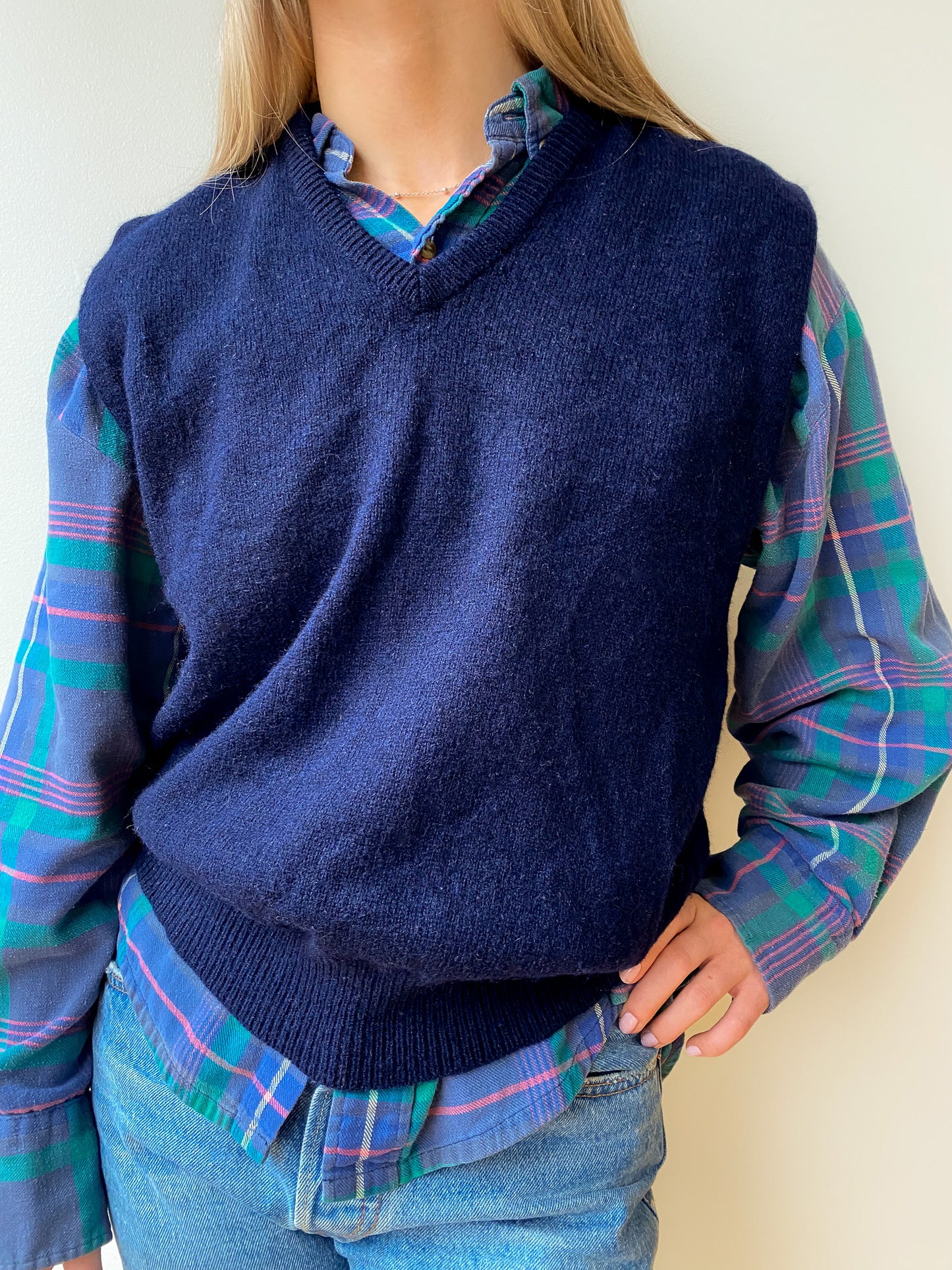 Lord Jeff Wool Sweater Vest—[S/M]