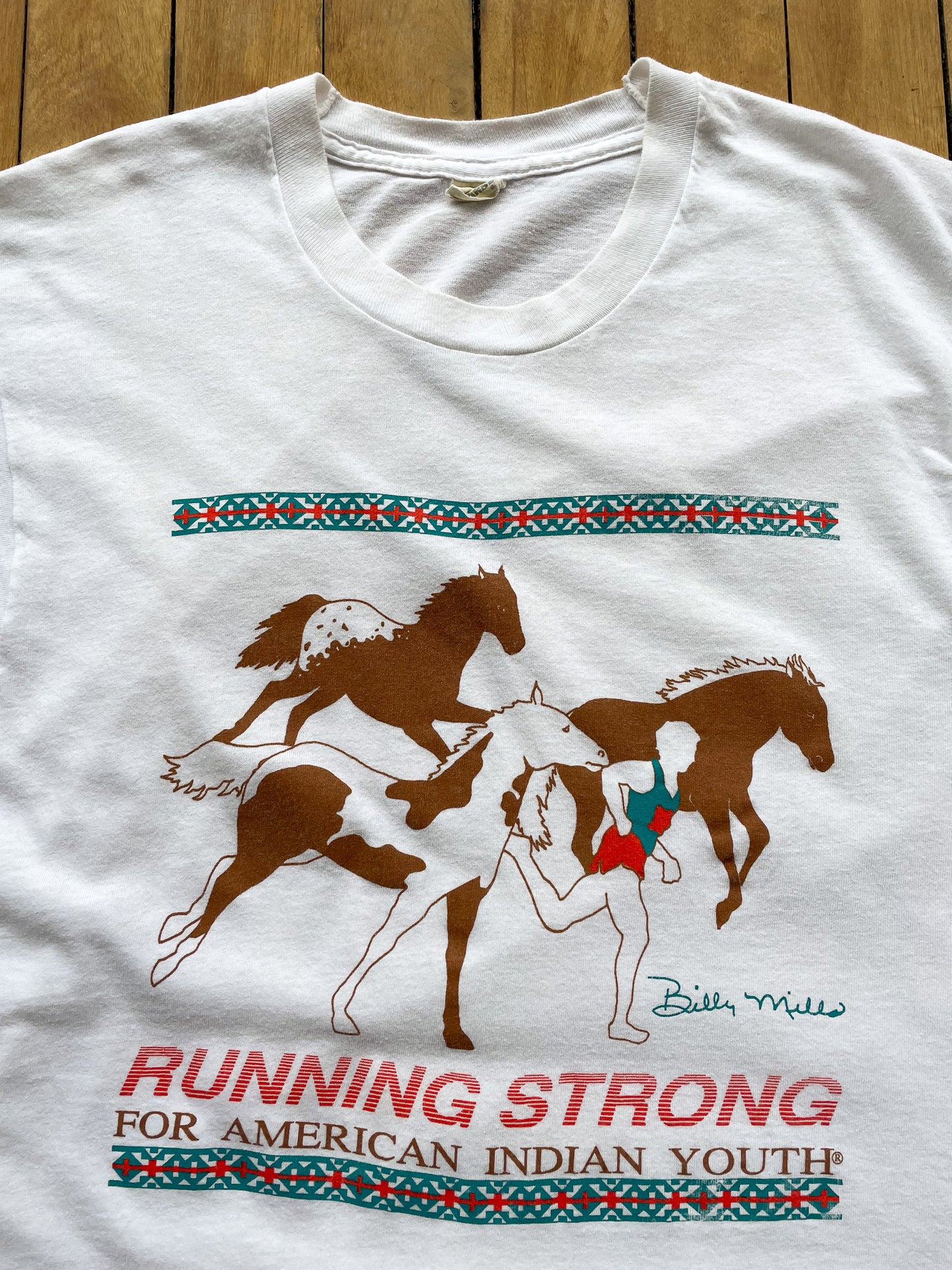 RUNNING STRONG HORSES T-SHIRT—[M]