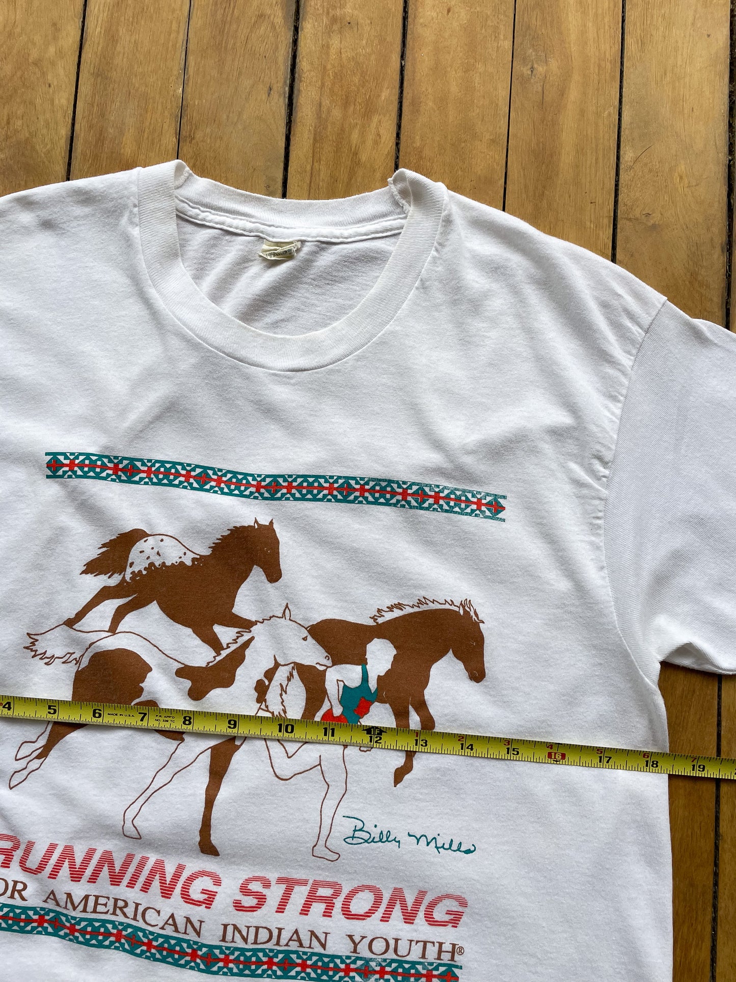 RUNNING STRONG HORSES T-SHIRT—[M]