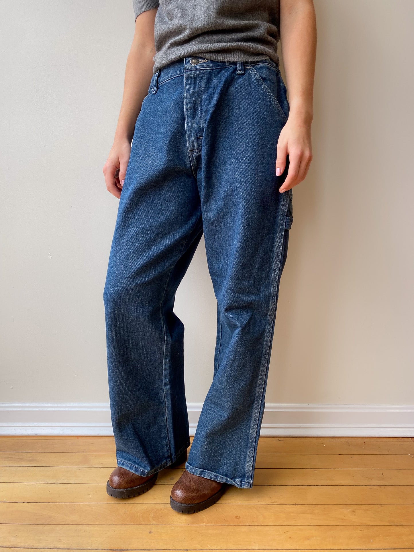 Adjustable Baggy Carpenter Jeans—[28-30x29]