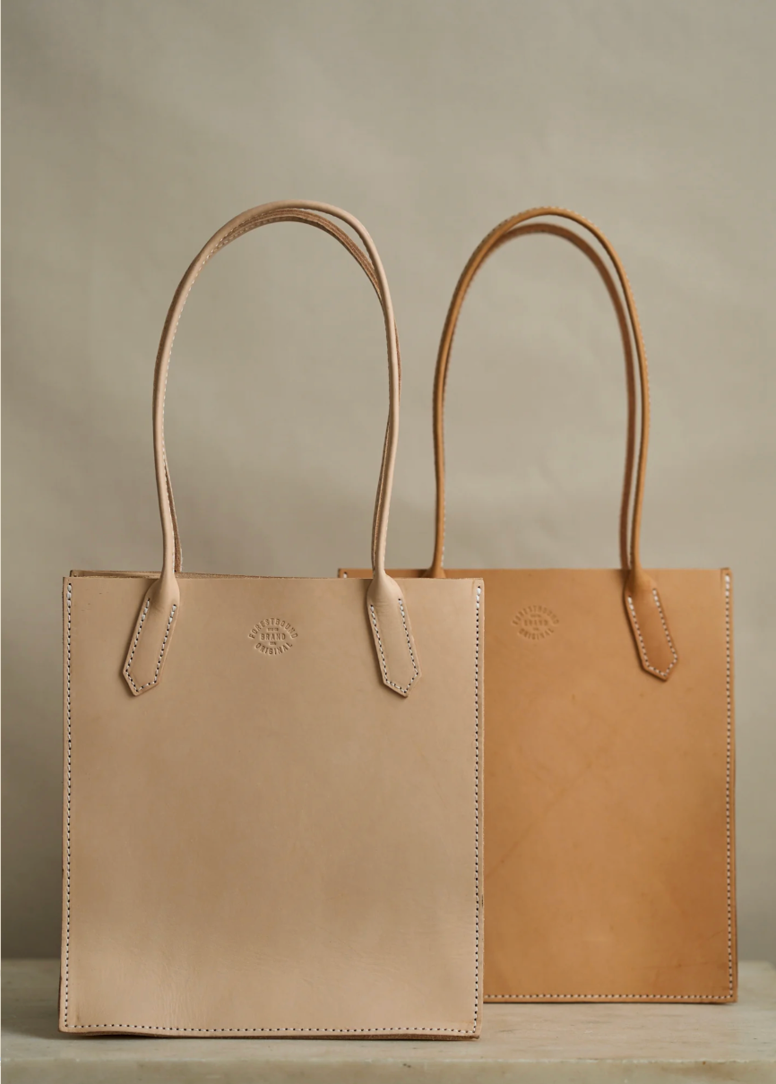 Dock Bag in Natural Veg Tan—[Tall]