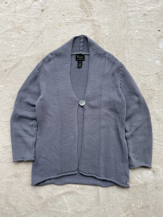 Hand-Knit Cardigan Sweater—[S/M]