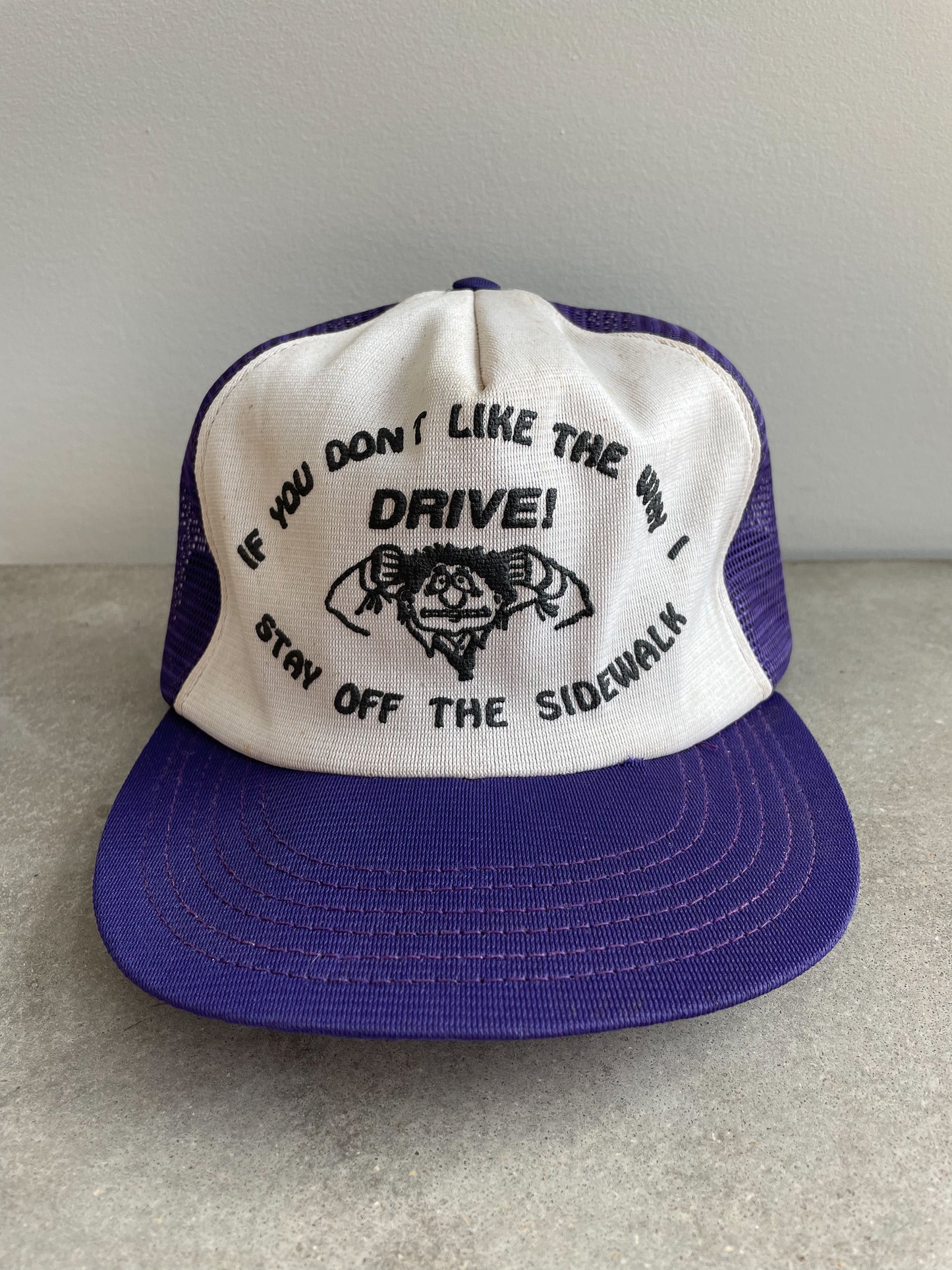 Crazy Driver Meshcap Trucker Hat