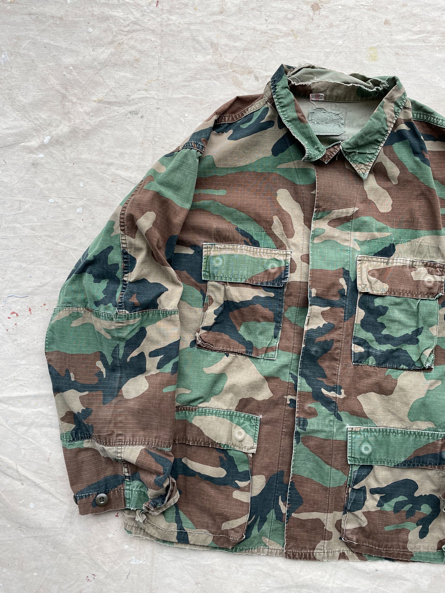 Camo Rip Stop Jacket—[L]