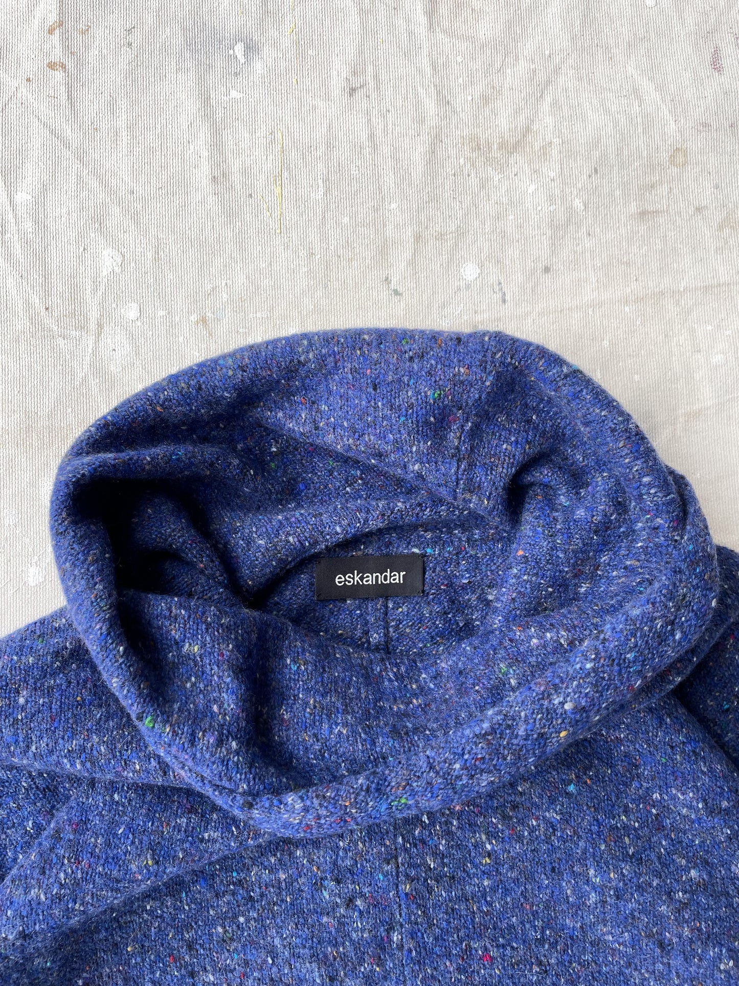Eskandar Cowlneck Monk Sweater—[OS]