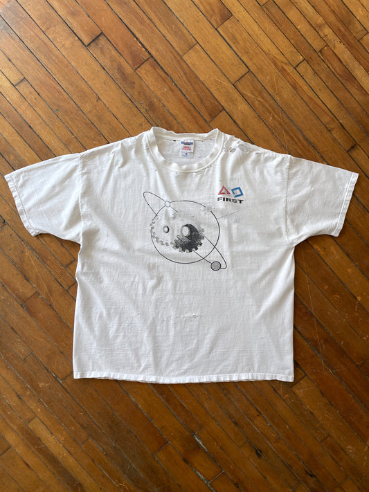 First Logic Distressed T-Shirt—[XL]
