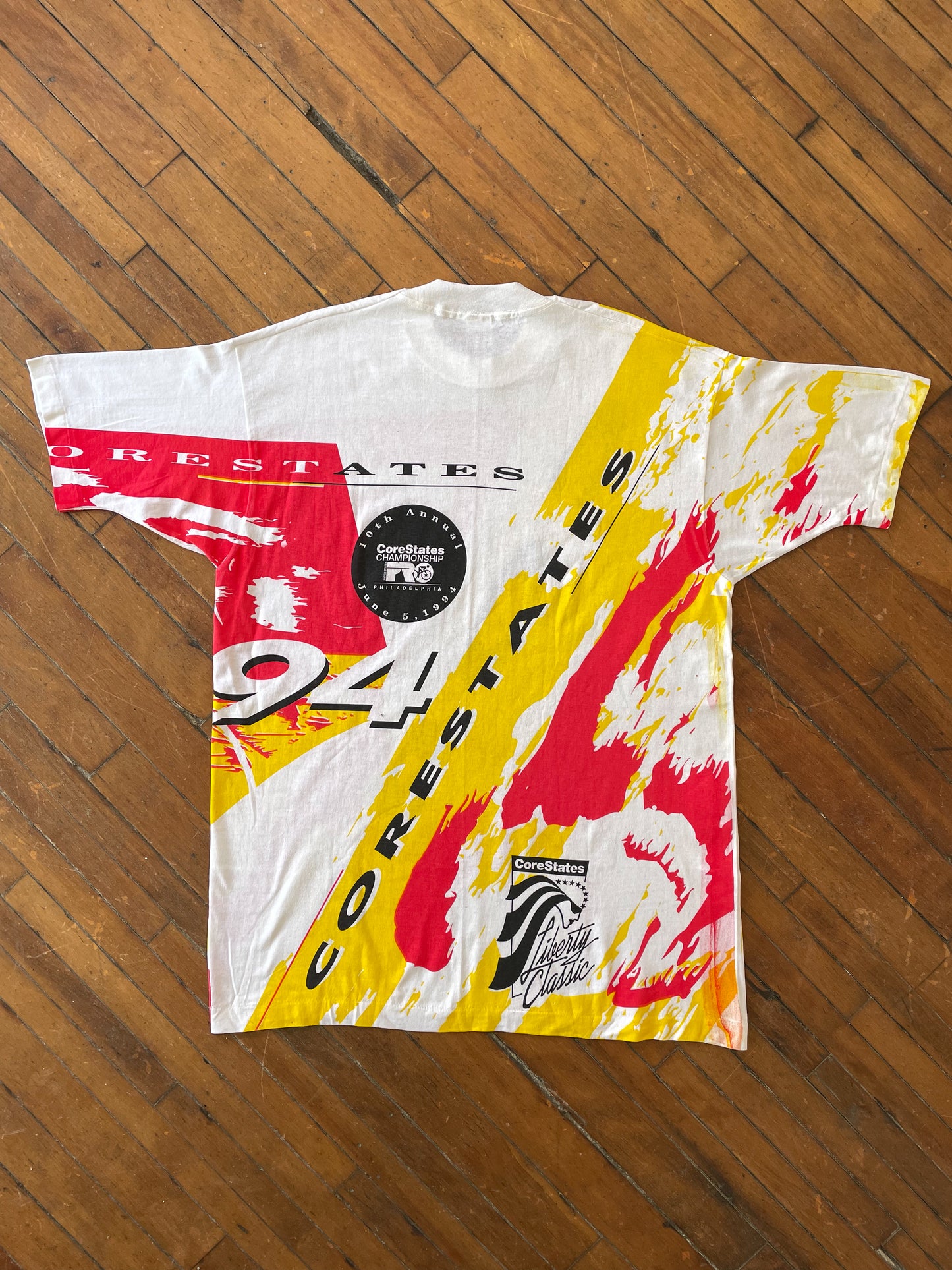 Cycling All Over Print T-Shirt—[XL]