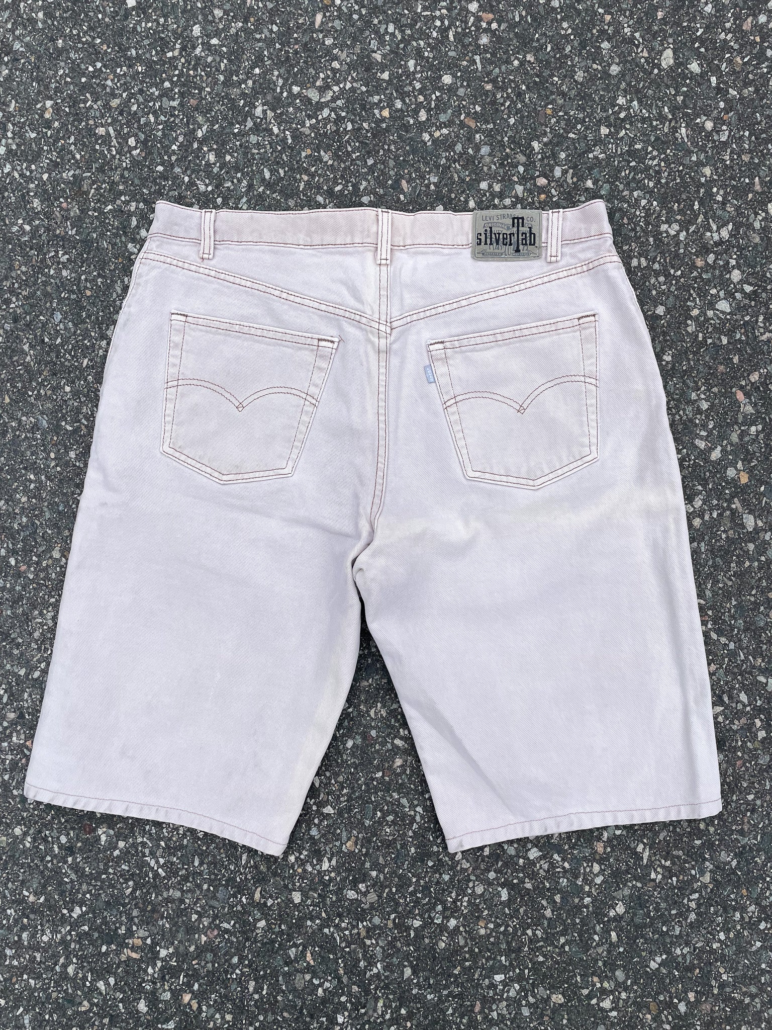 White on sale washed shorts