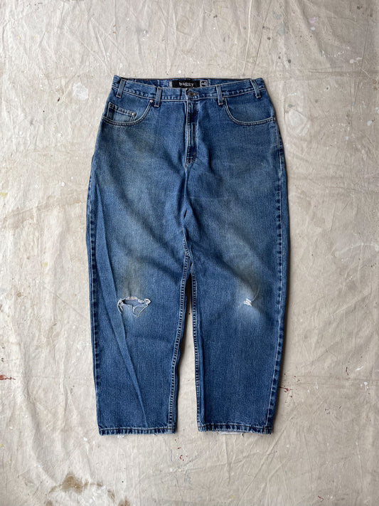 90's Levi's Silvertab Ripped Baggy Jeans—[36X32]